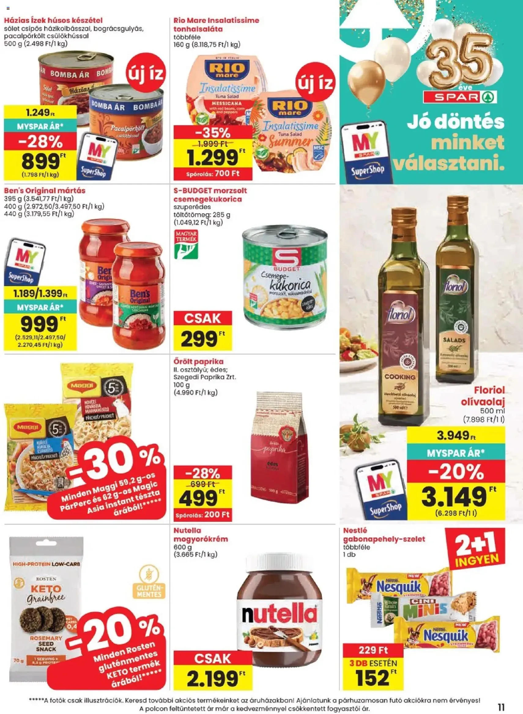 Spar akciós újság - 2026.07.16. érvényes szórólap 11 oldal 20 oldalból
