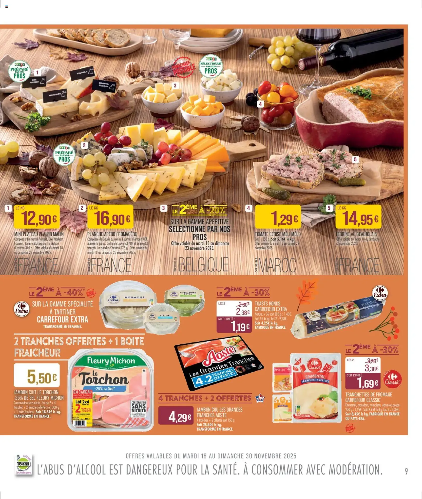 Match Supermarché catalogue - brochure valable à partir du 18/11/2025, page 9 sur 20