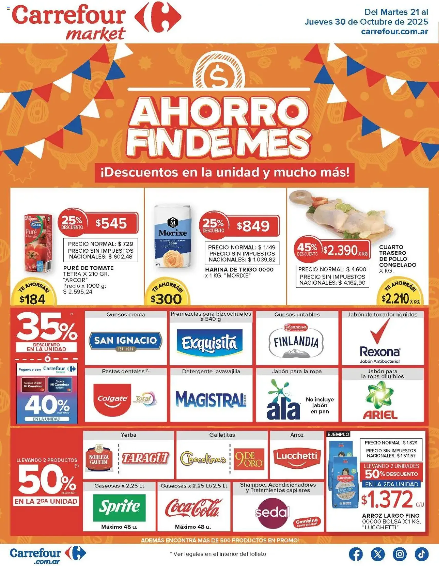 Carrefour Market catálogo - folleto válido desde 21/10/2025 página 1 de 18 Carrefour Market catálogo - folleto válido desde 21/10/2025 página 1 de 18