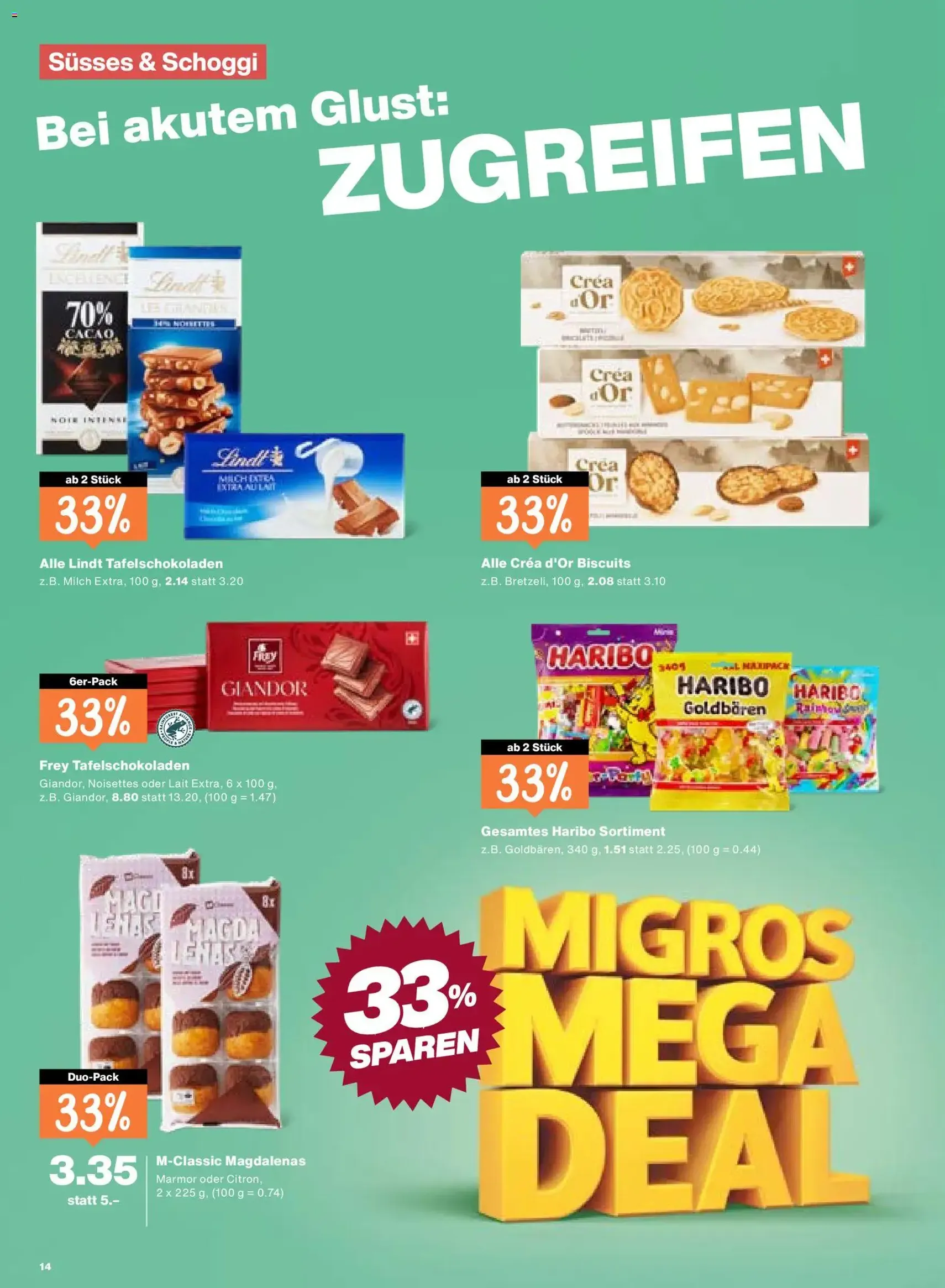 Migros aktionen - Gültiger Prospekt ab 27.08.2026, Seite 14 von insgesamt 20