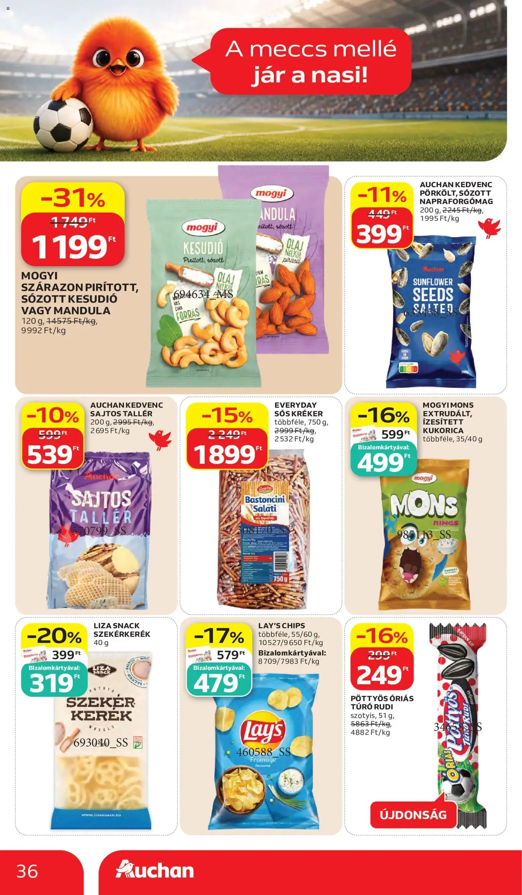 Auchan akciós újság - 2026.05.28. érvényes szórólap 36 oldal 58 oldalból