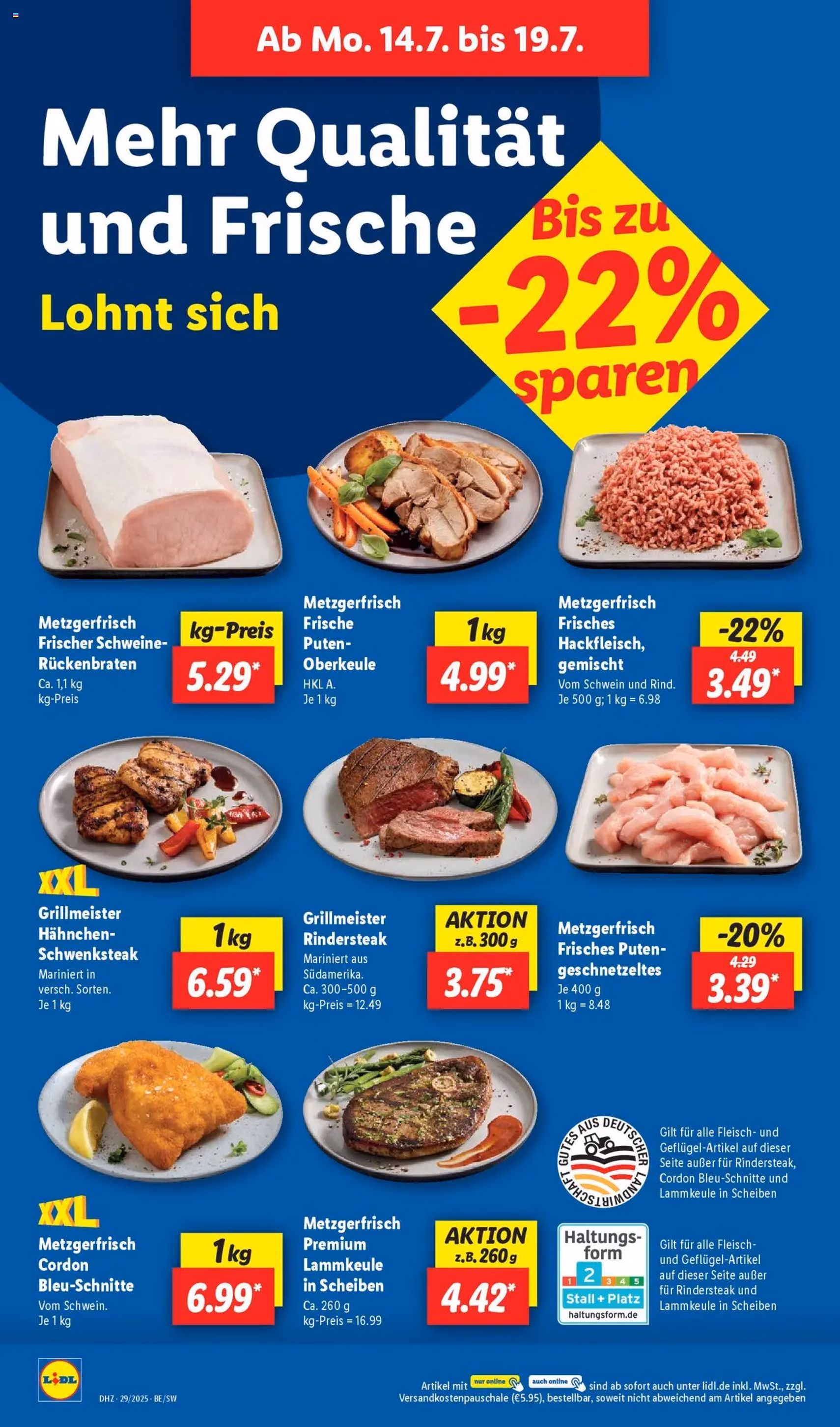 Lidl Prospekt - Gültiger Prospekt ab 14.07.2025, Seite 4 von insgesamt 65