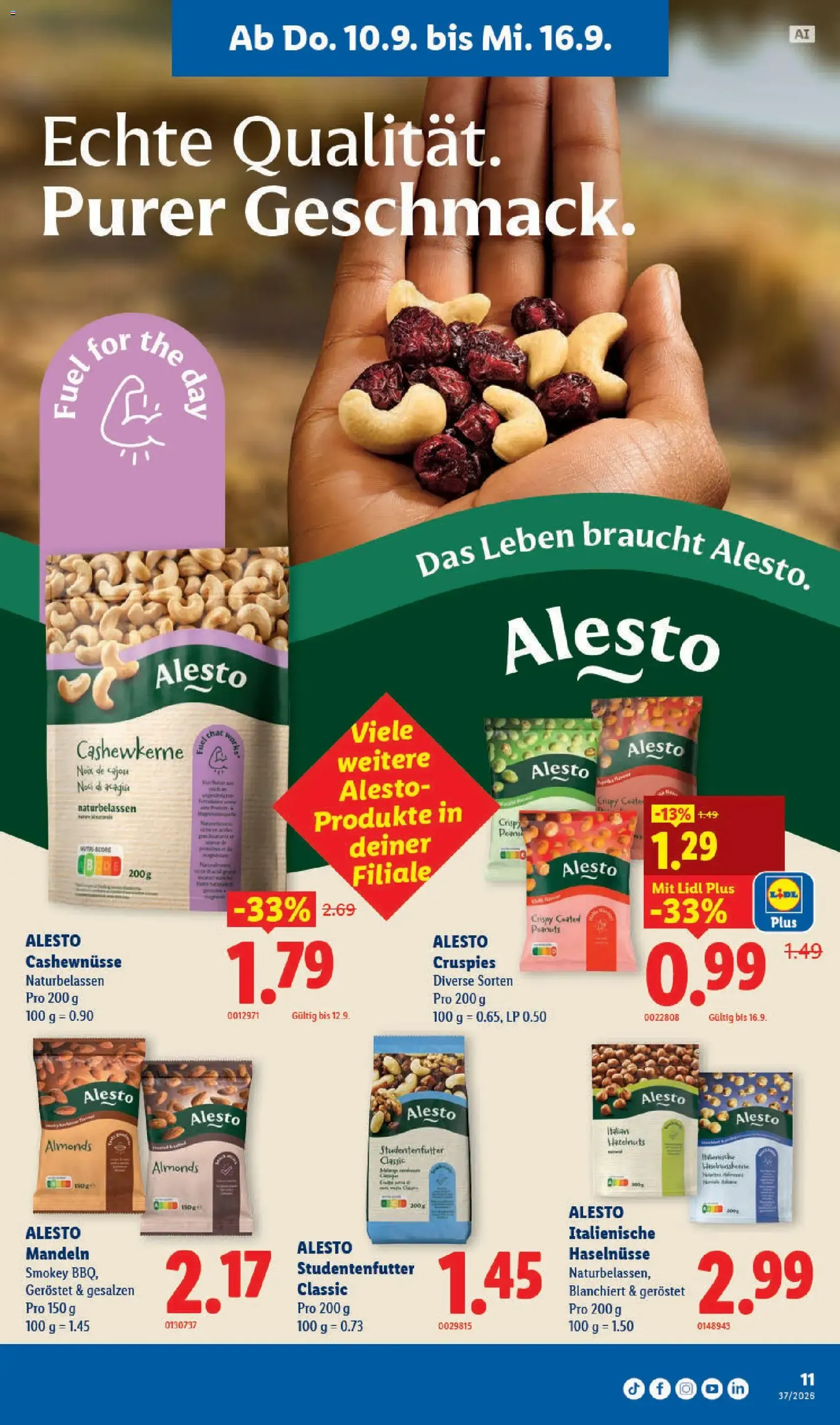 Lidl aktionen - Gültiger Prospekt ab 10.09.2026, Seite 11 von insgesamt 33
