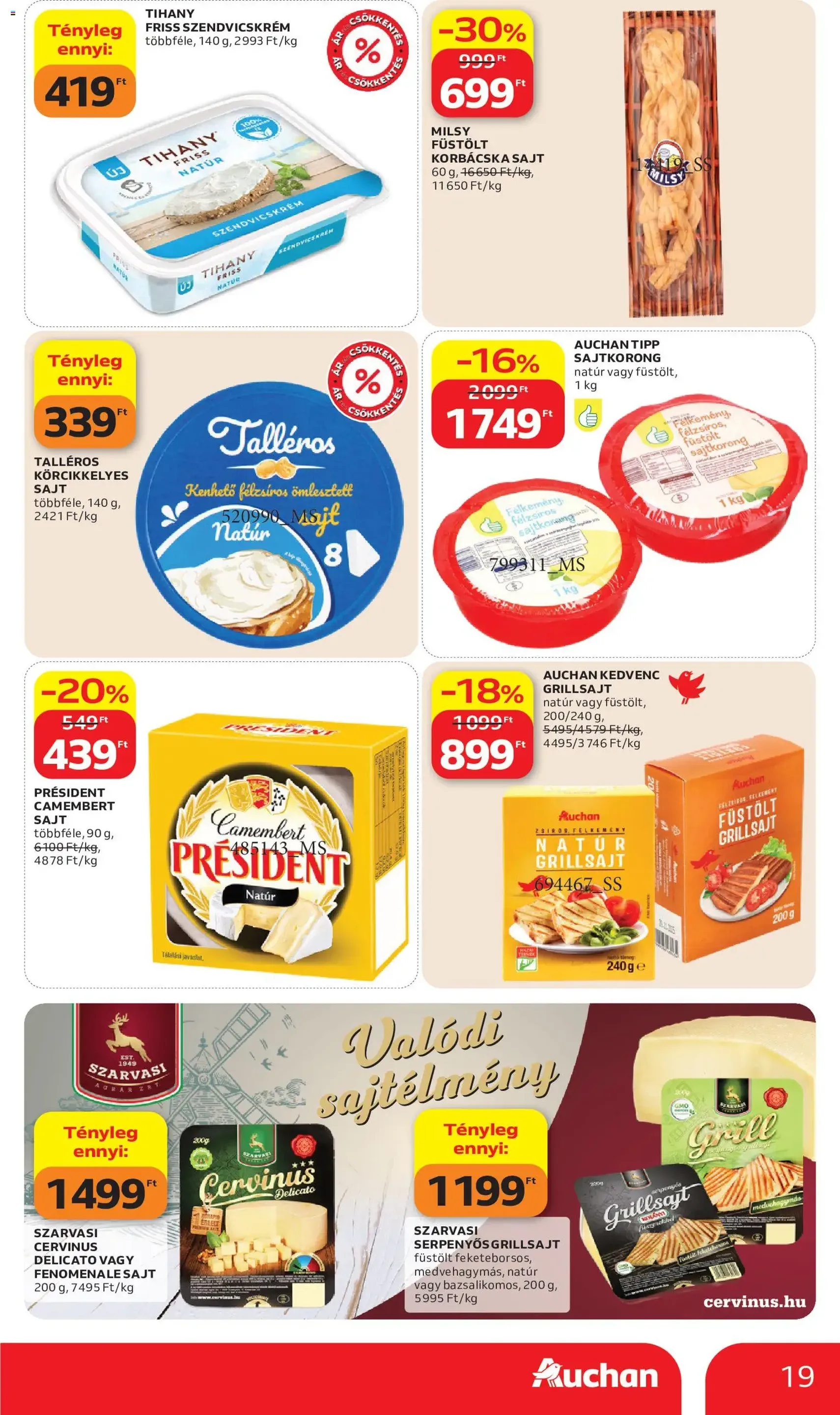 Auchan akciós újság - 2026.06.11. érvényes szórólap 19 oldal 46 oldalból