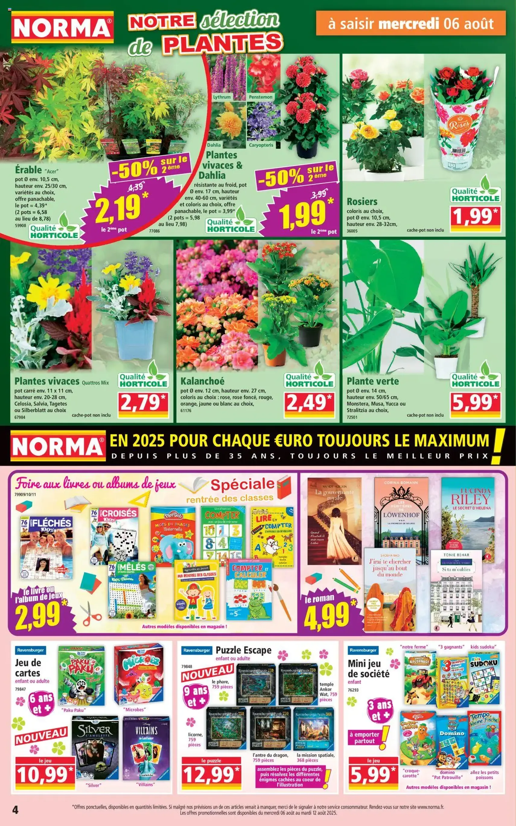 Norma catalogue - brochure valable à partir du 06/08/2025, page 4 sur 12 Norma catalogue - brochure valable à partir du 06/08/2025, page 4 sur 12