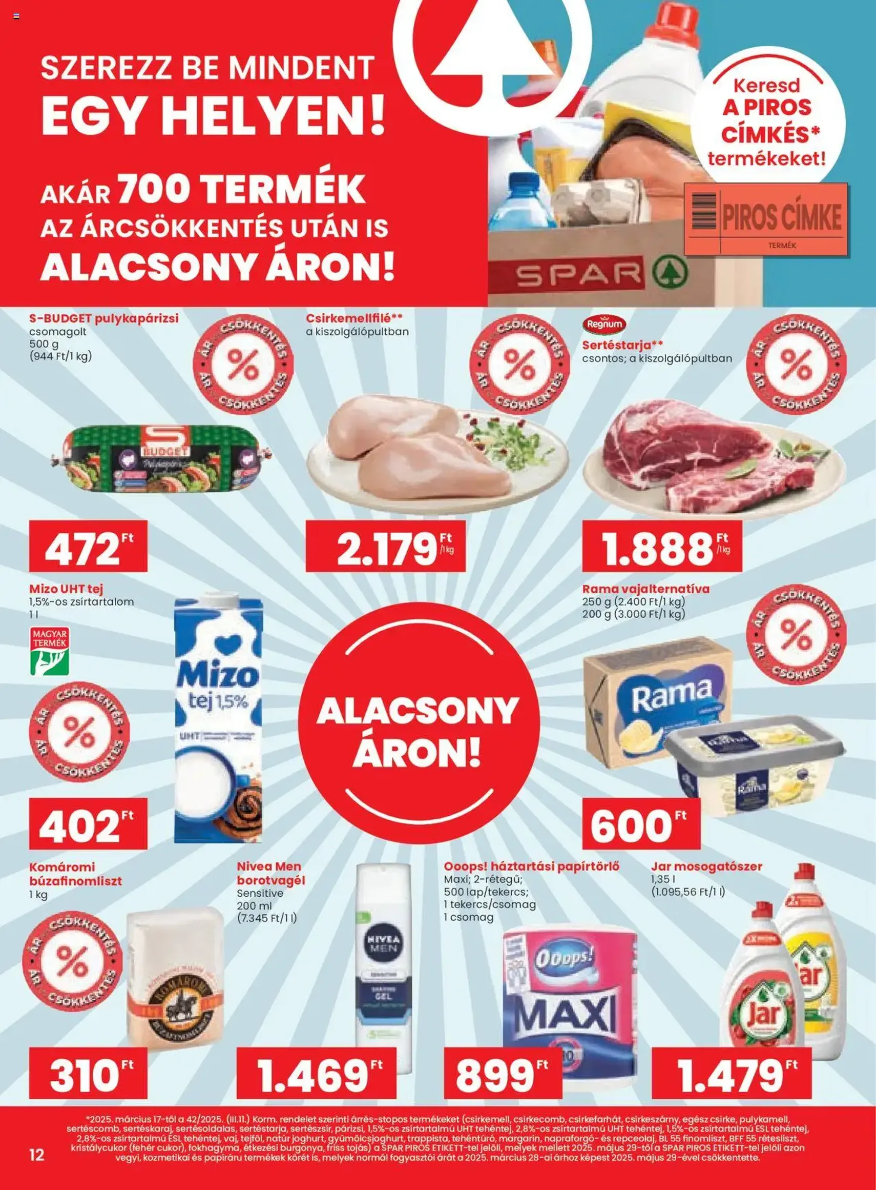 Spar Akciós újság - 2025.08.14. érvényes szórólap 12 oldal 20 oldalból Spar Akciós újság - 2025.08.14. érvényes szórólap 12 oldal 20 oldalból