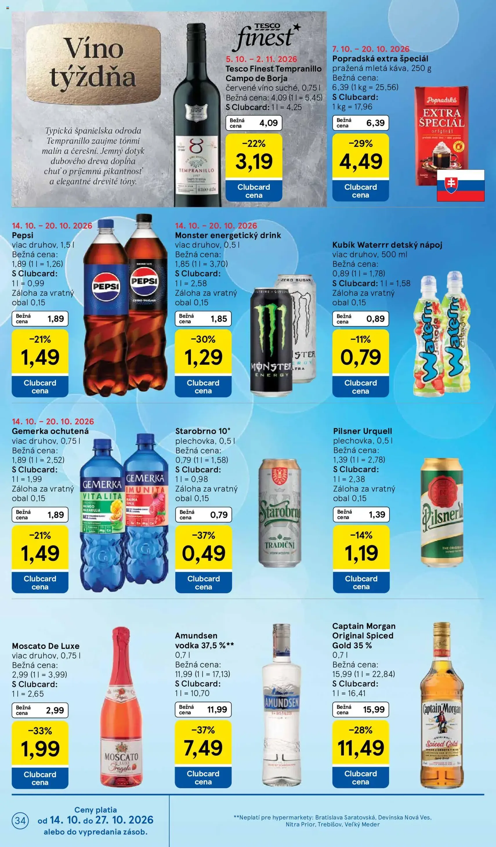 Tesco Hypermarket - leták - platný leták od 14.10.2026 strana 34 z 45