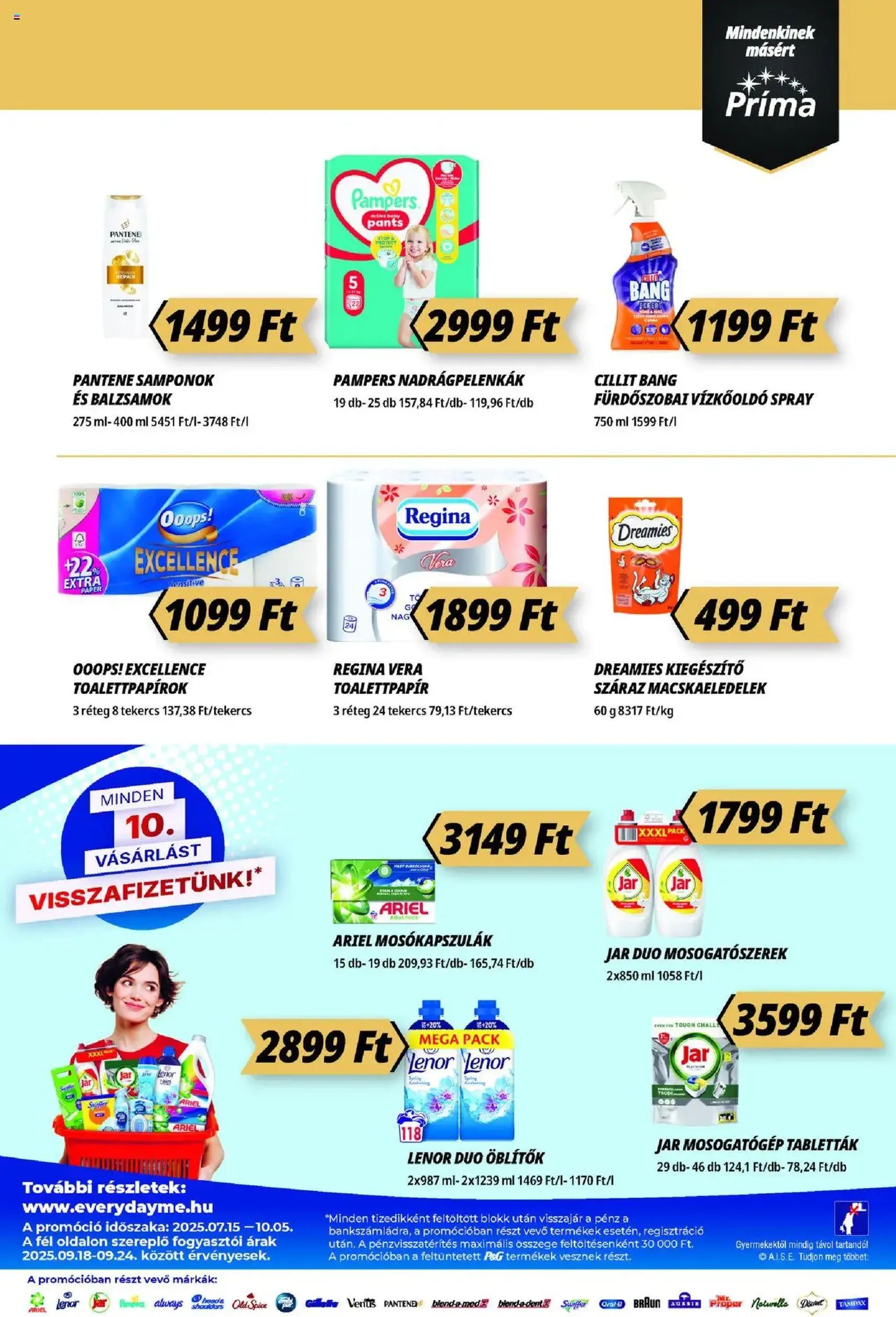 CBA Príma Akciós újság - 2025.09.18. érvényes szórólap 11 oldal 12 oldalból