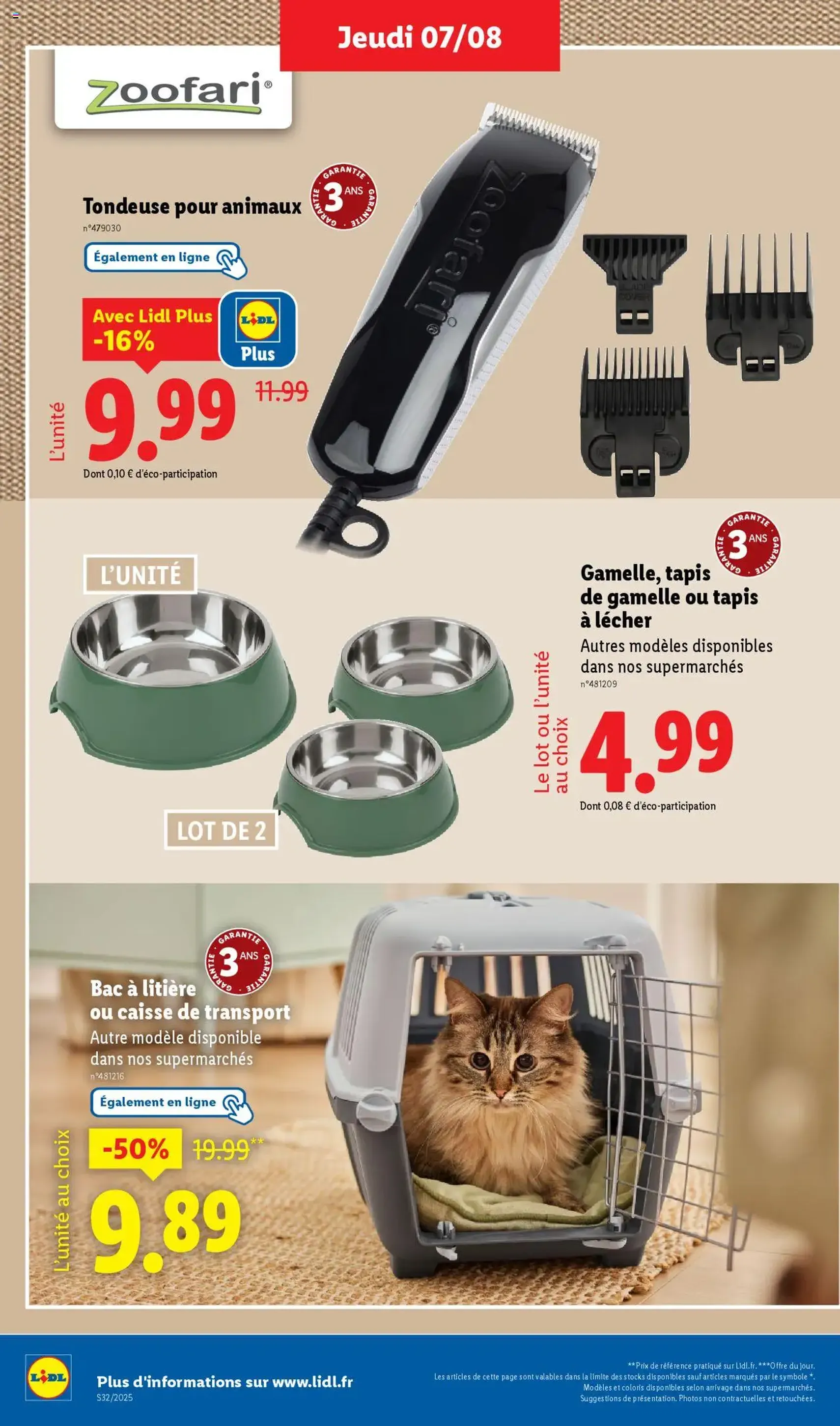 LIDL catalogue semaine 31 - brochure valable à partir du 07/08/2025, page 46 sur 76 LIDL catalogue semaine 31 - brochure valable à partir du 07/08/2025, page 46 sur 76