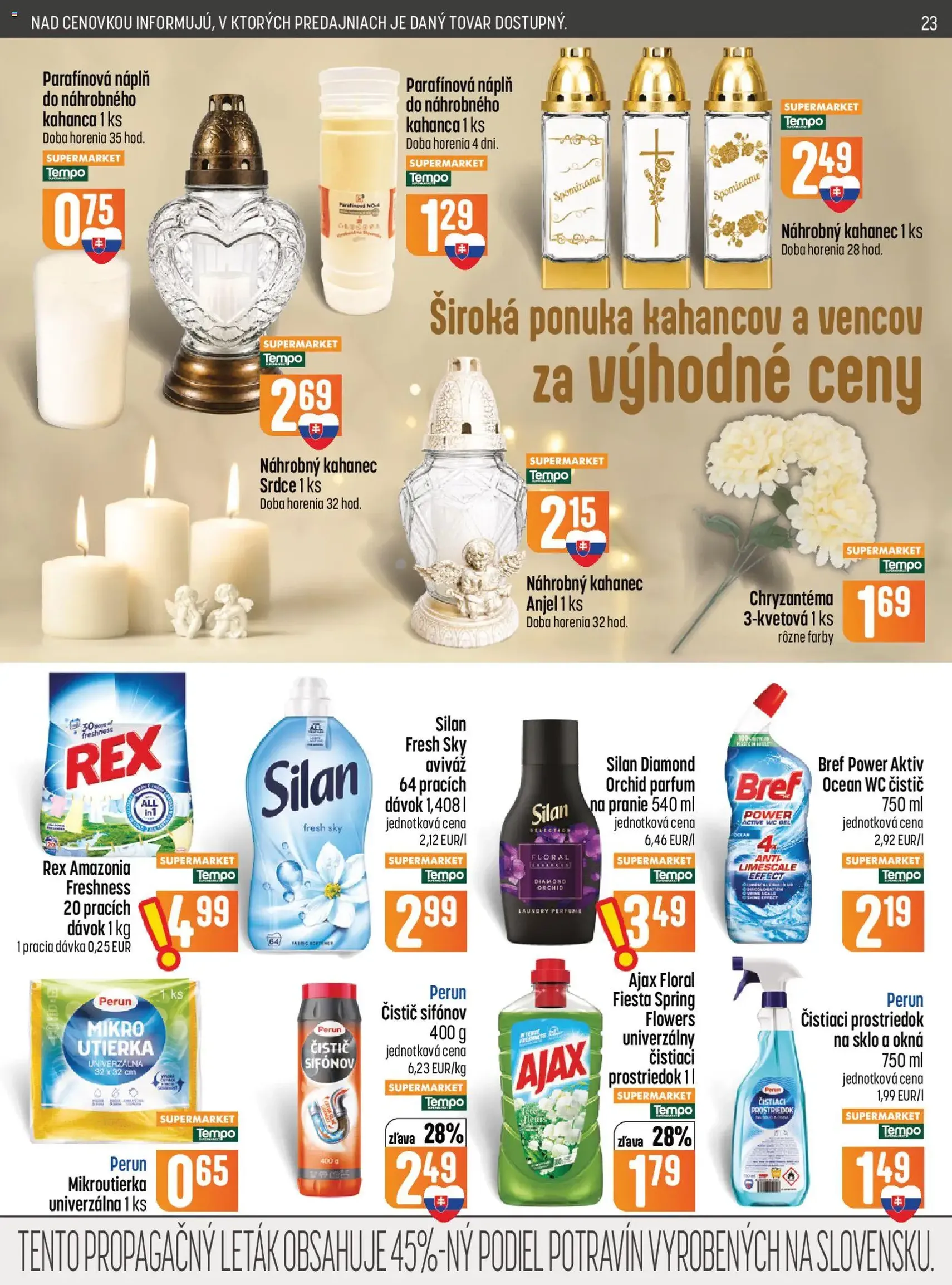 COOP Jednota leták - platný leták od 08.10.2026 strana 23 z 28