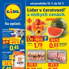 Lidl leták - náhľad letáku platný od 13.07.2026