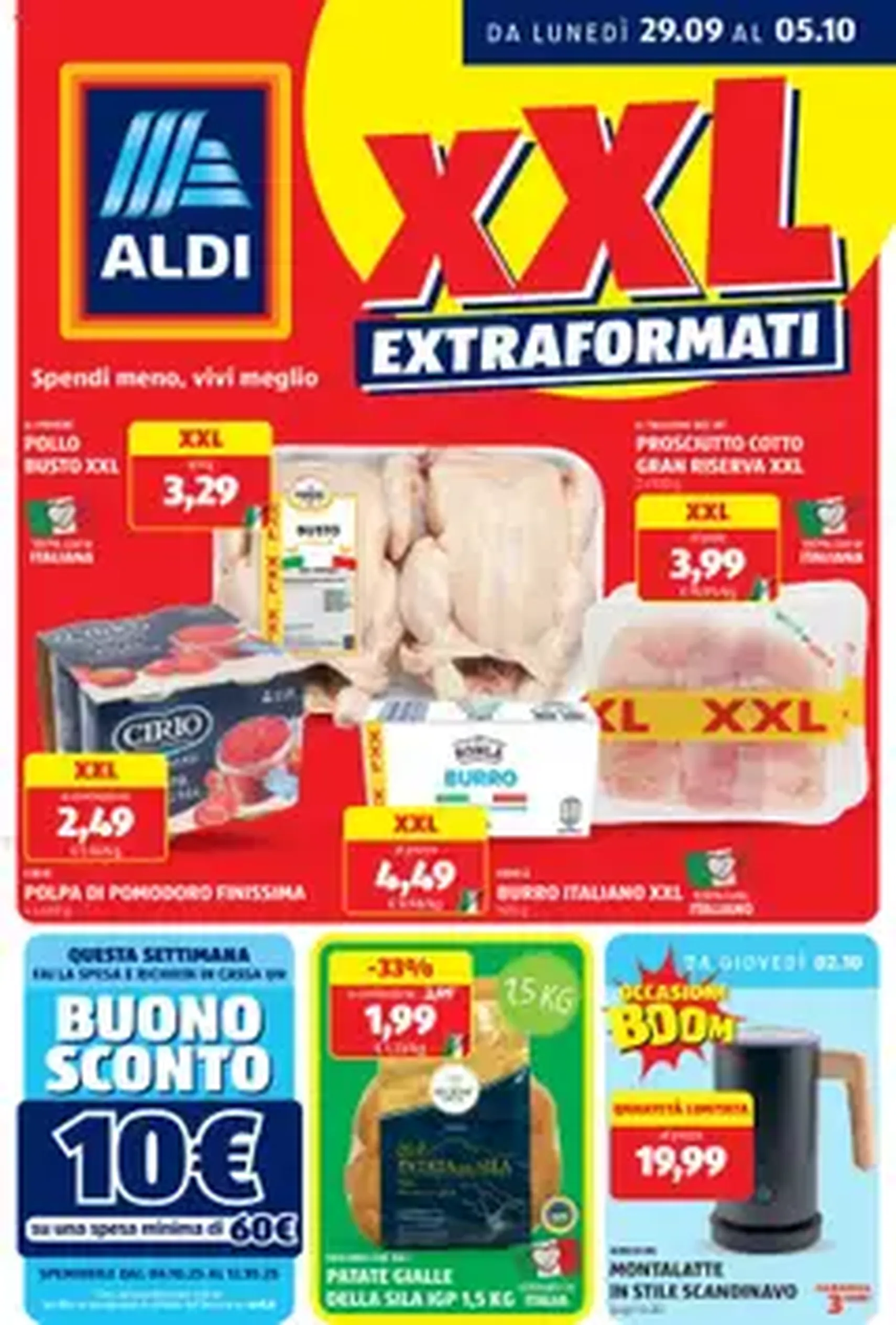 Volantino Aldi - volantino valido dal 29/09/2025 pagina 1 di 1