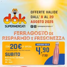 Volantino DOK - anteprima volantino valido dal 08/08/2025