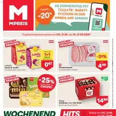 MPREIS Flugblatt - Prospekt Vorschau gültig ab 21.05.2026