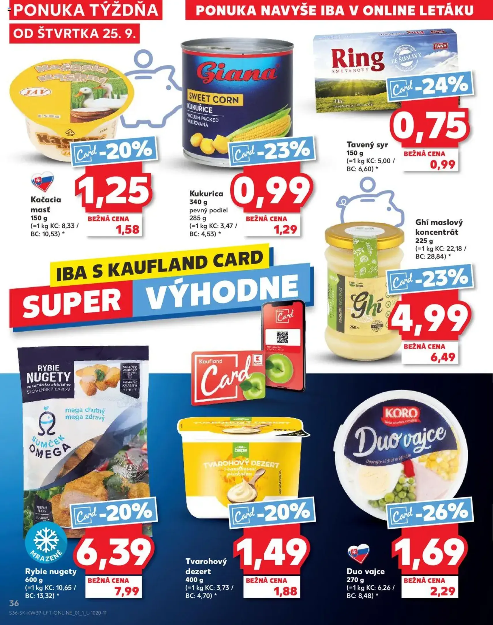 Kaufland Bratislava-Avion - platný leták od 25.09.2025 strana 36 z 78