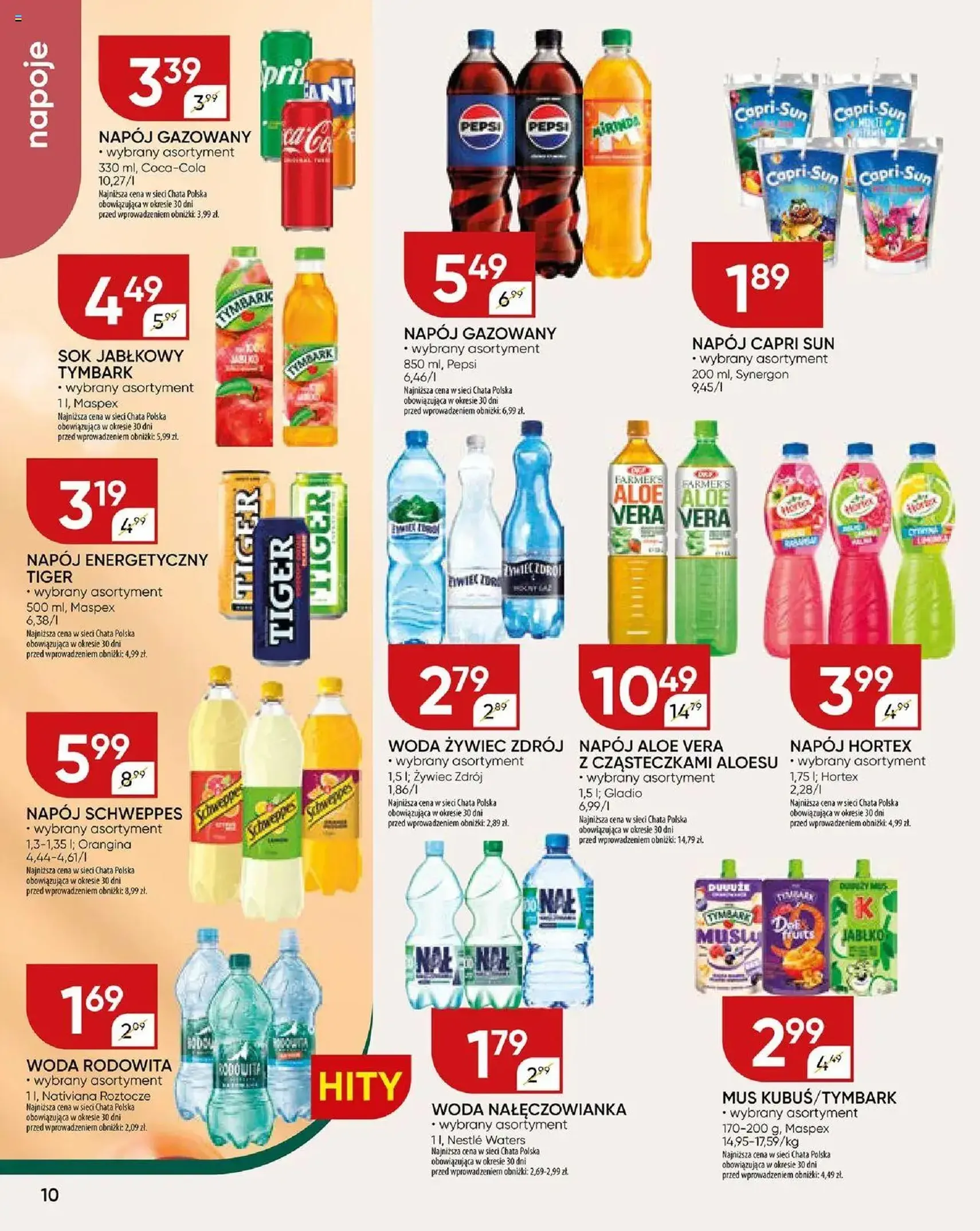 Chata Polska Gazetka - ważny gazetka od 28.08.2025 strona 10 z 23 Chata Polska Gazetka - ważny gazetka od 28.08.2025 strona 10 z 23