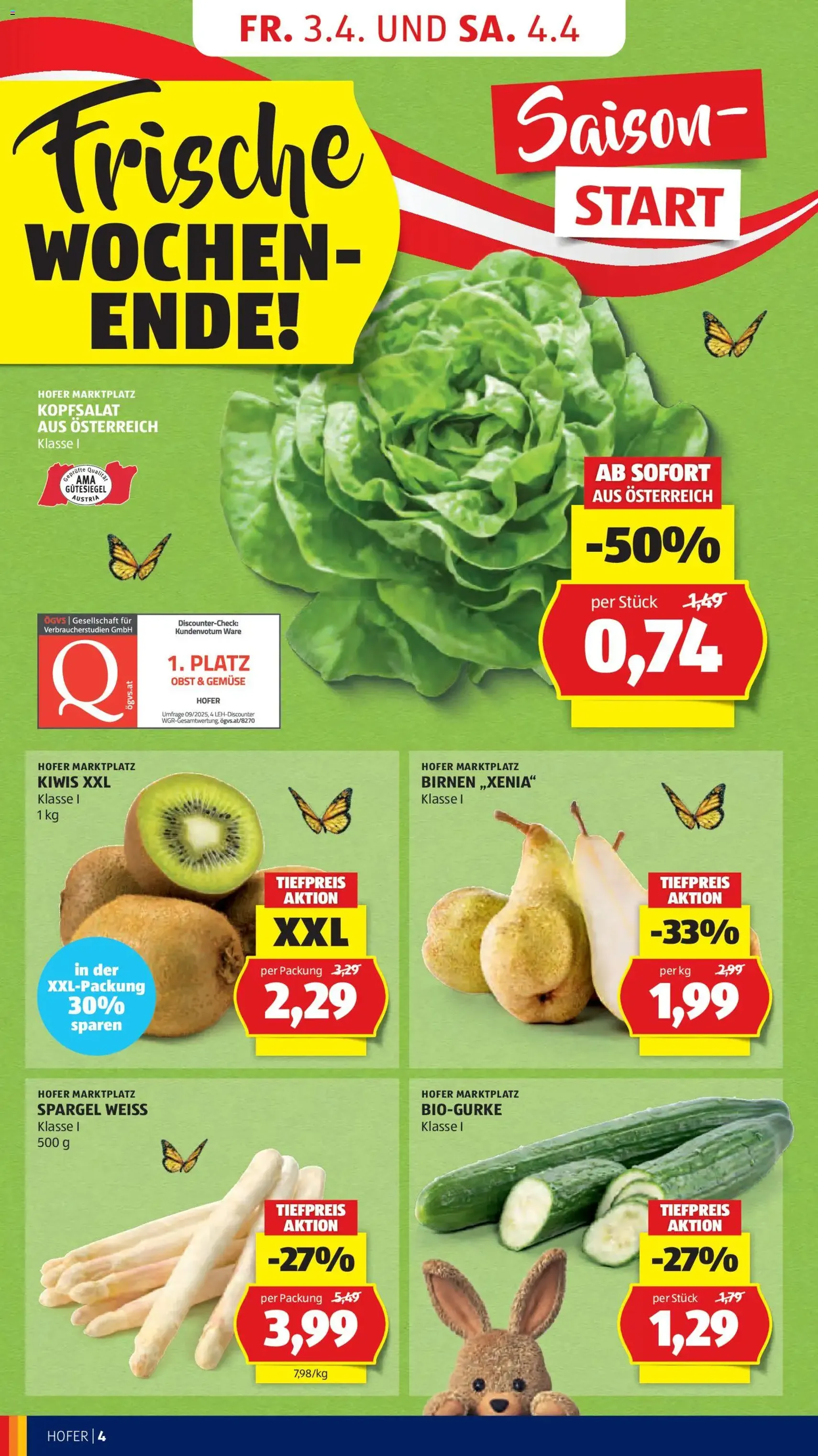 Hofer Flugblatt - Gültiger Prospekt ab 01.04.2026, Seite 6 von insgesamt 41