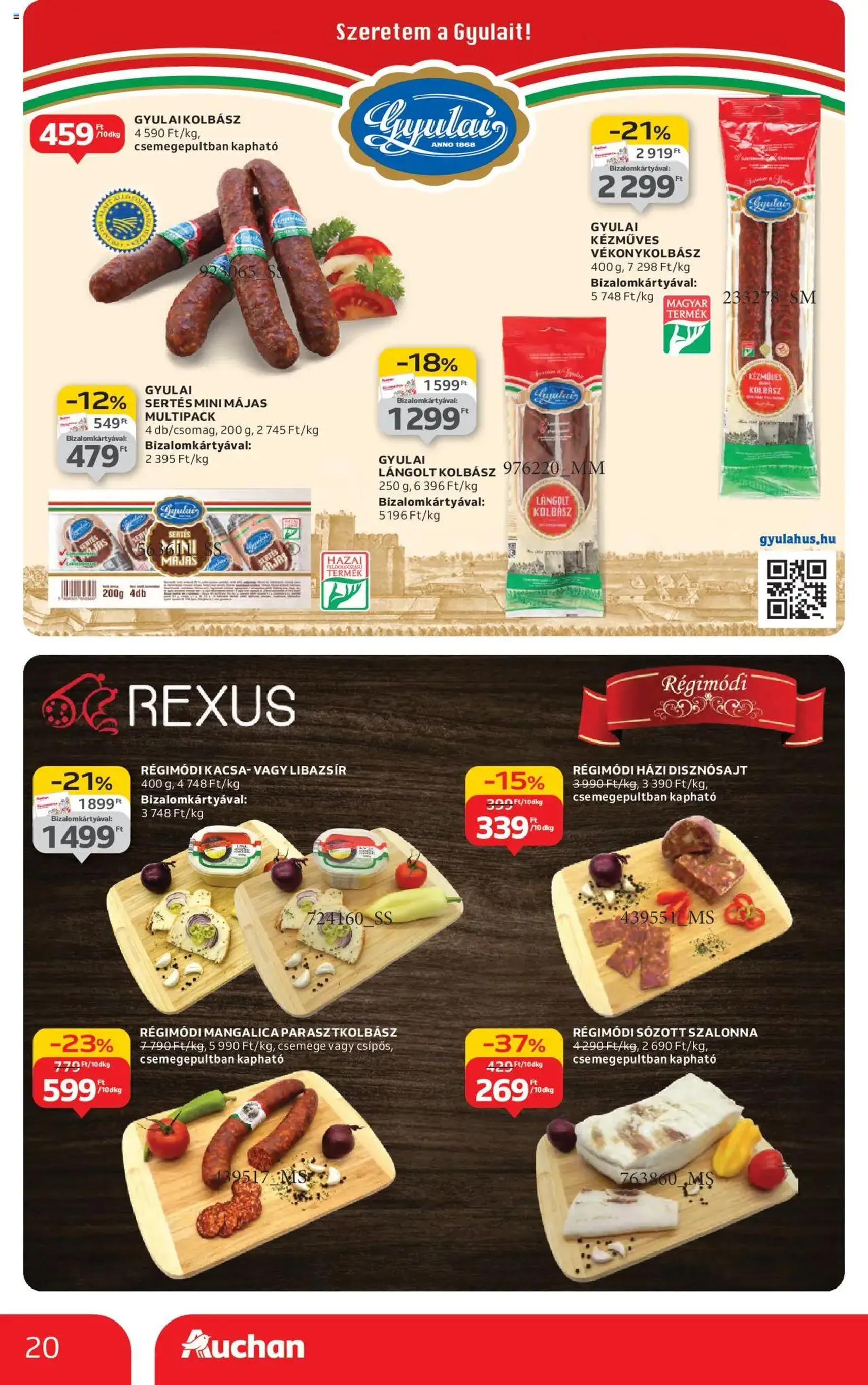 Auchan Akciós újság - 2025.10.16. érvényes szórólap 20 oldal 54 oldalból Auchan Akciós újság - 2025.10.16. érvényes szórólap 20 oldal 54 oldalból