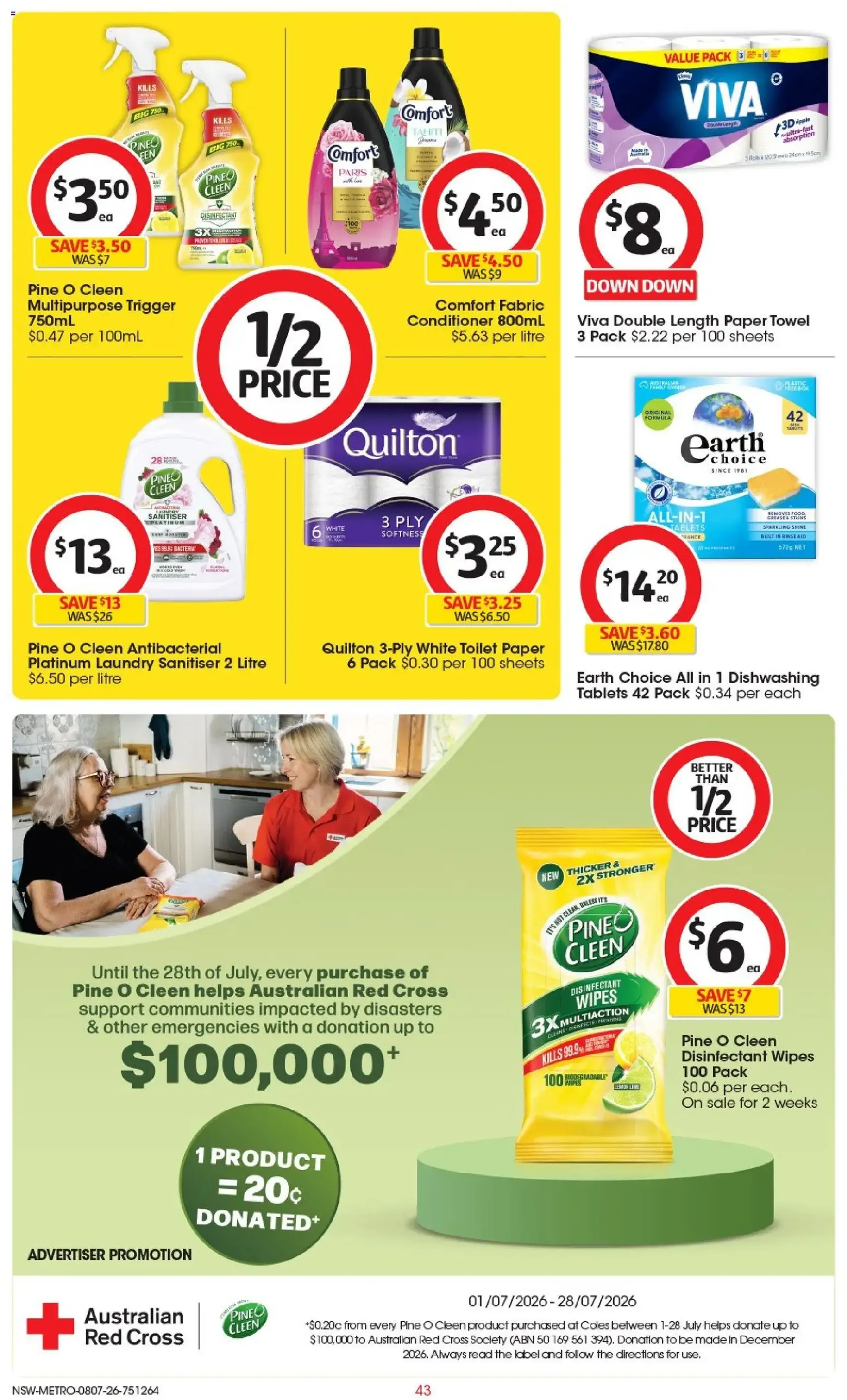 Coles catalogue - valid flyer from 08/07/2026, page 43 of 50
