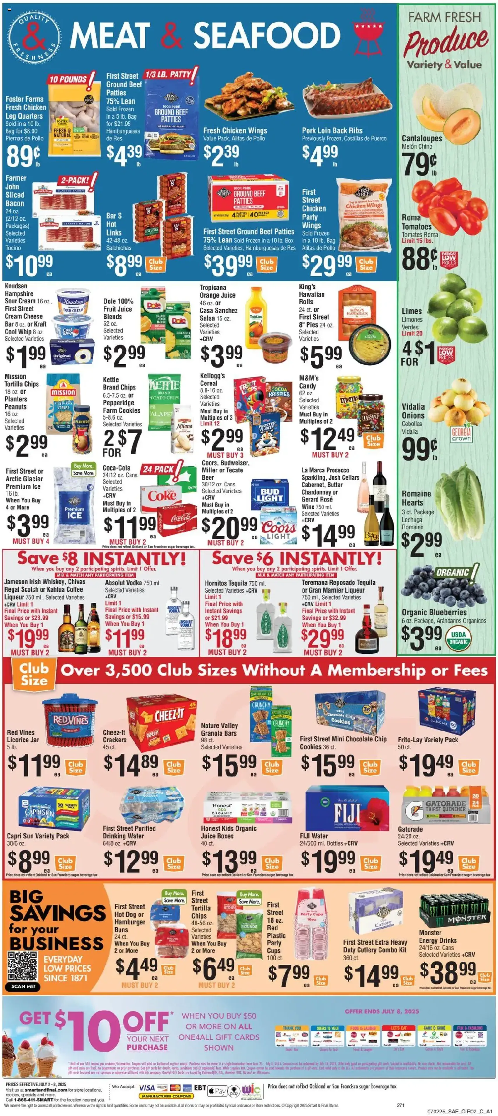 Smart & Final Weekly Ad - valid flyer from 07/01/2025, page 3 of 3