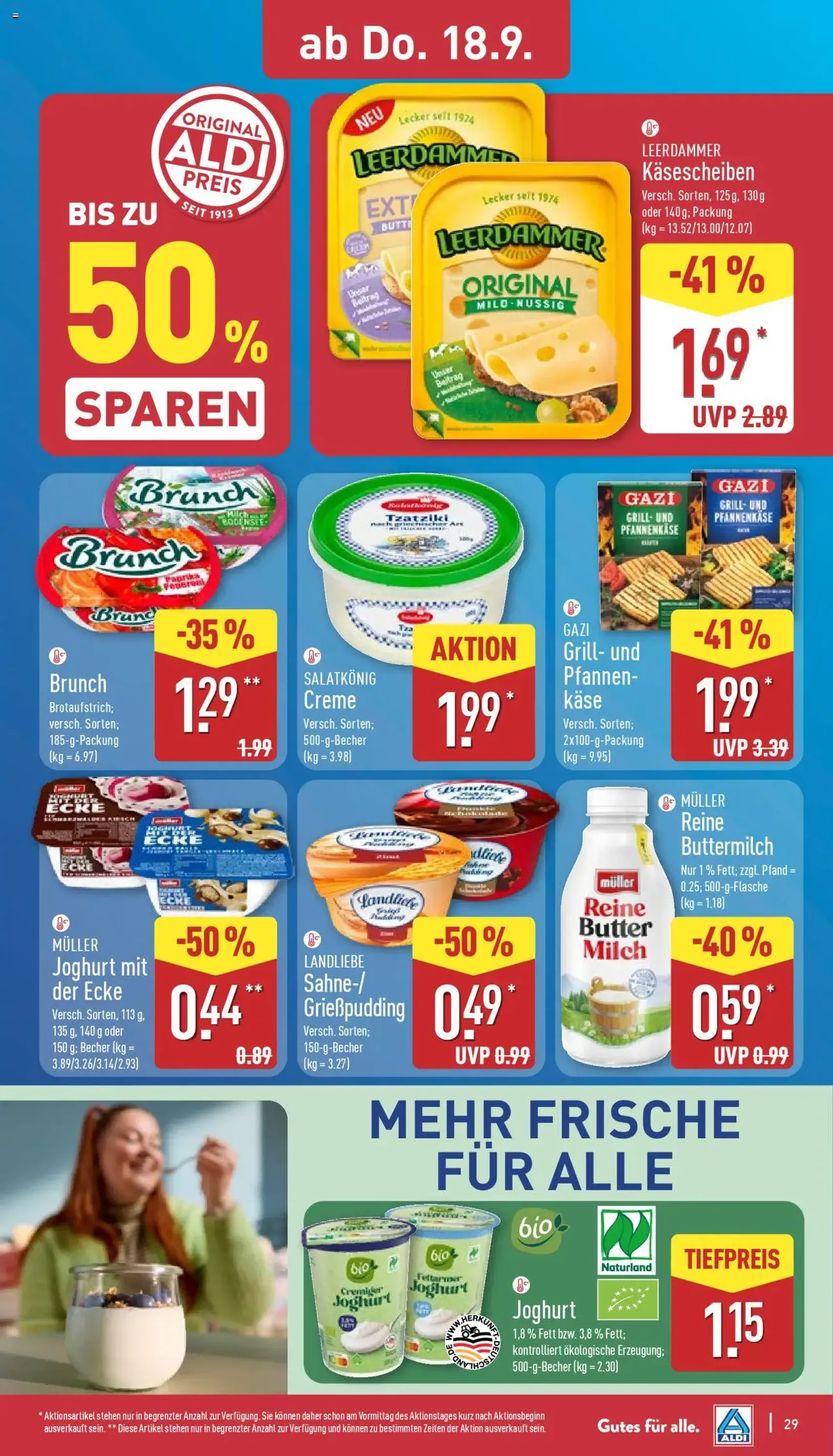 Aldi Prospekt - Gültiger Prospekt ab 15.09.2025, Seite 29 von insgesamt 41