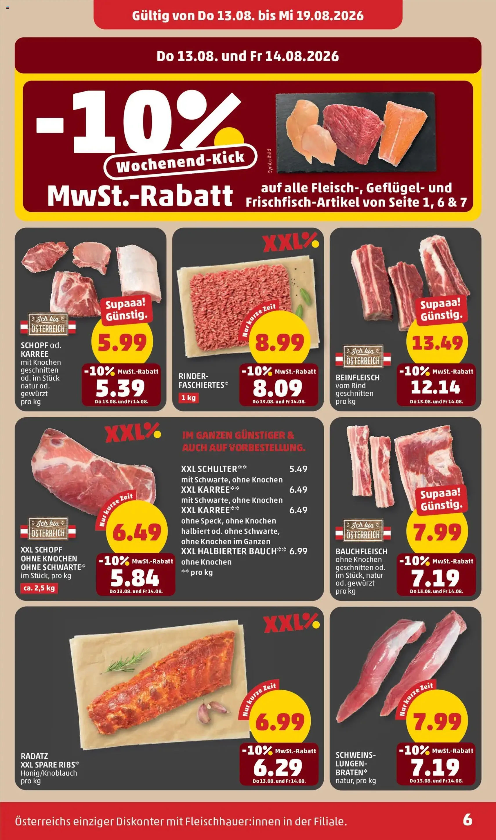 Penny Markt - Flugblatt - Gültiger Prospekt ab 13.08.2026, Seite 6 von insgesamt 32