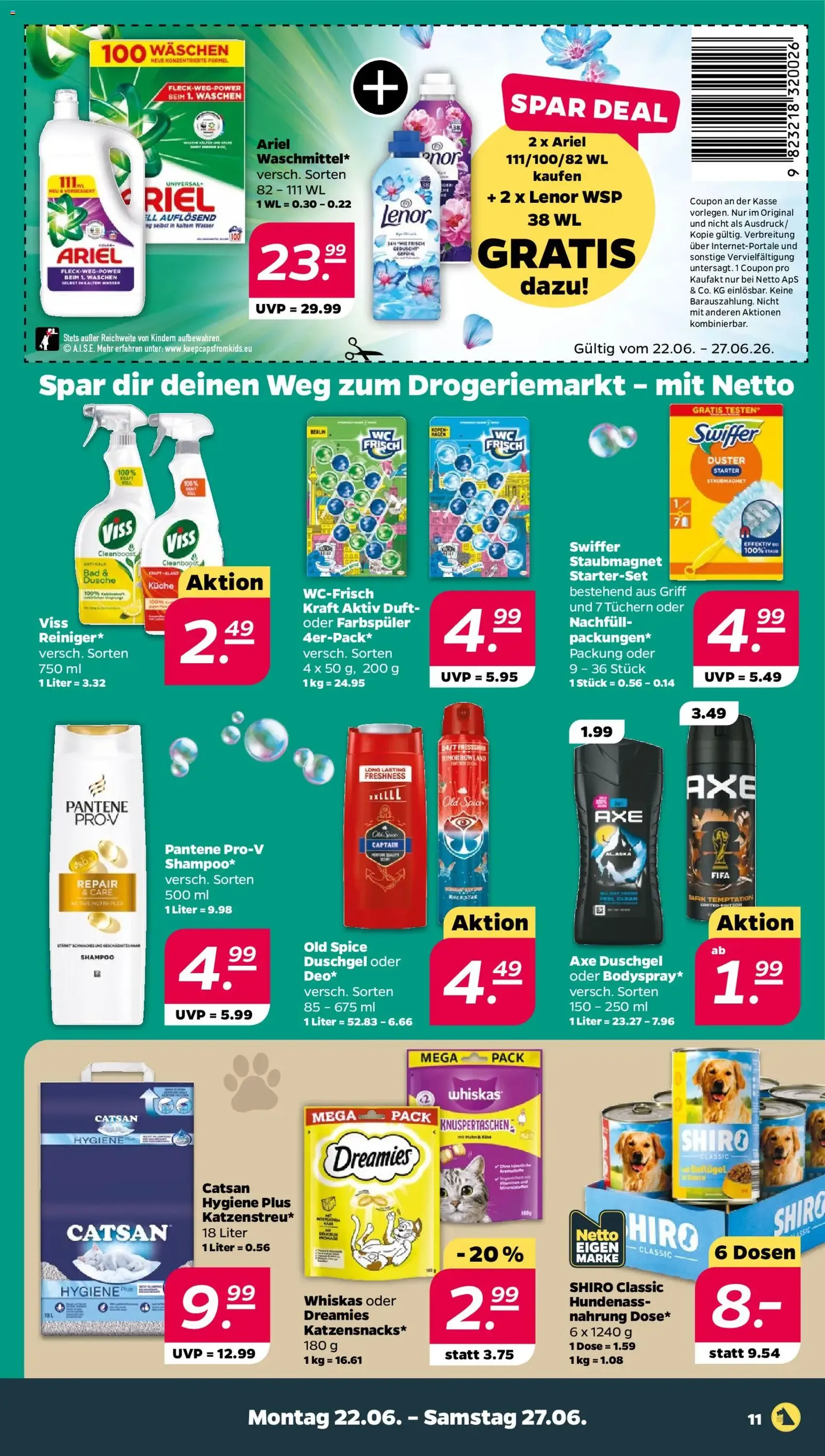 Netto Prospekt - Gültiger Prospekt ab 22.06.2026, Seite 11 von insgesamt 37