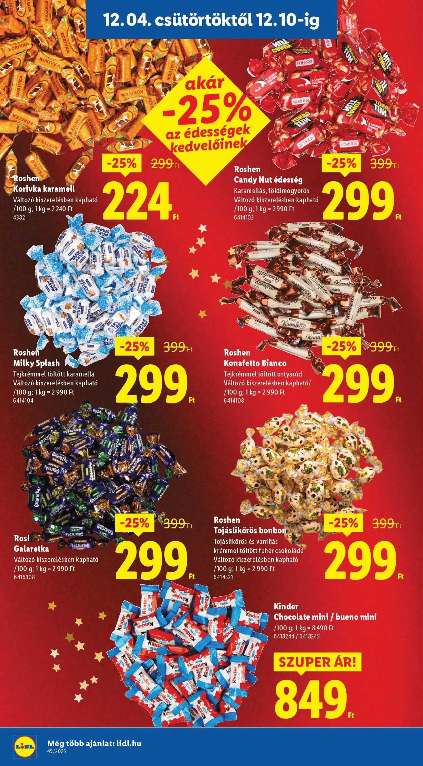 Lidl Akciós újság - 2025.12.04. érvényes szórólap 14 oldal 62 oldalból
