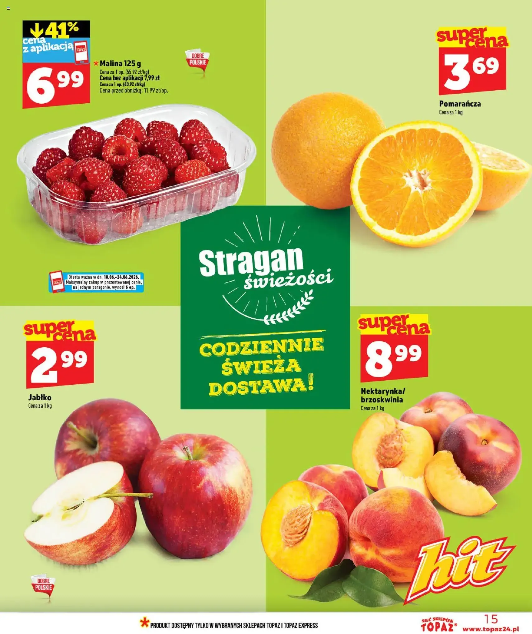 Topaz gazetka - ważny gazetka od 18.06.2026 strona 15 z 74