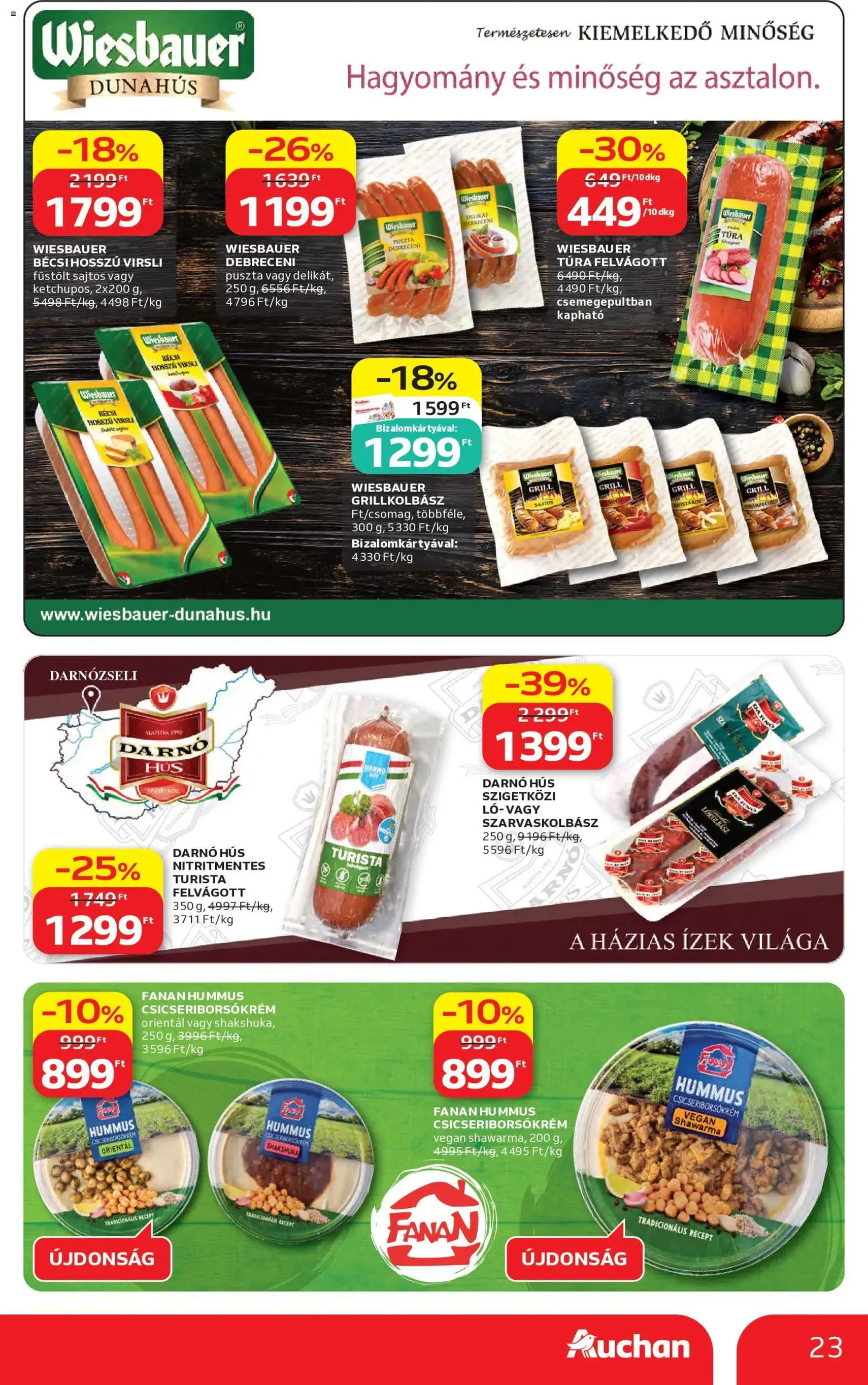 Auchan akciós újság - 2026.05.14. érvényes szórólap 23 oldal 58 oldalból