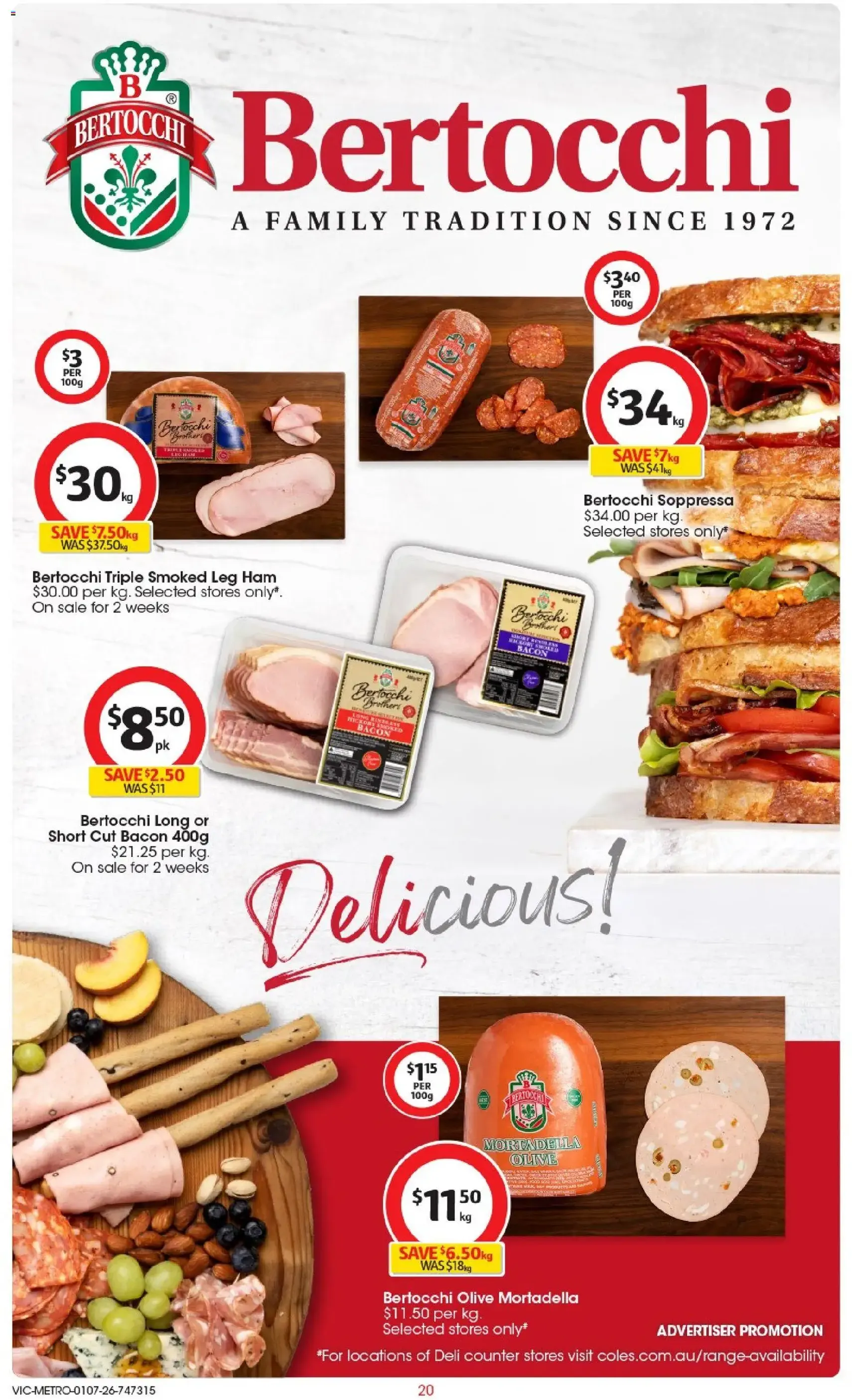 Coles catalogue - valid flyer from 01/07/2026, page 20 of 46