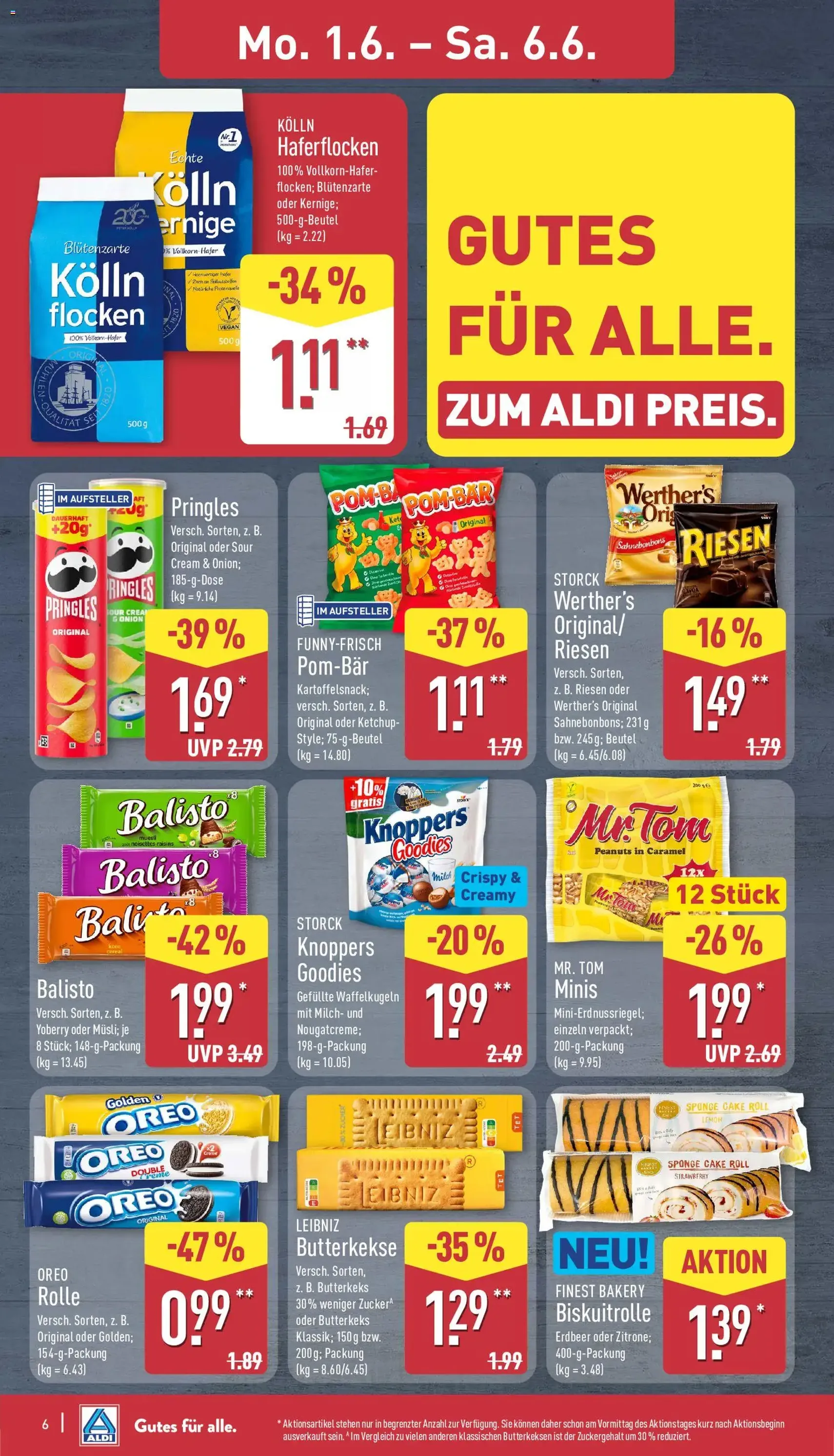 Aldi Prospekt - Gültiger Prospekt ab 01.06.2026, Seite 6 von insgesamt 37