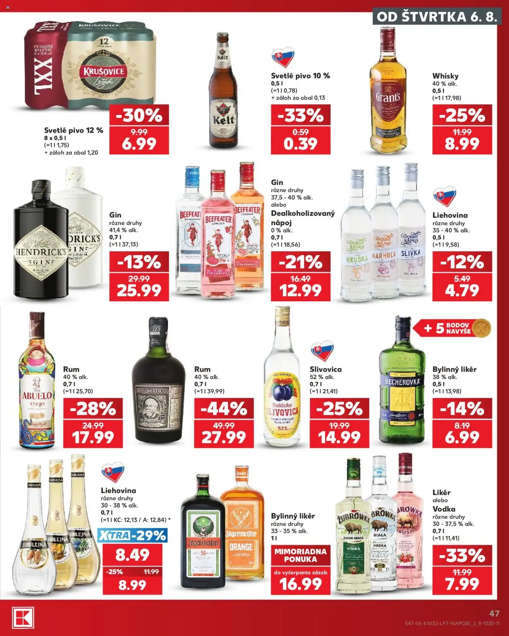 Kaufland SK akciós újság - 2026.08.06. érvényes szórólap 47 oldal 78 oldalból