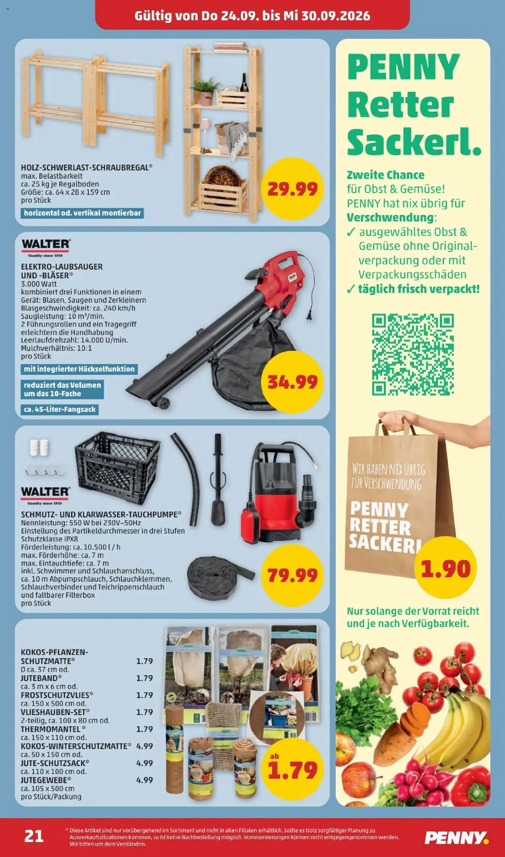 Penny Markt - Flugblatt - Gültiger Prospekt ab 24.09.2026, Seite 21 von insgesamt 28