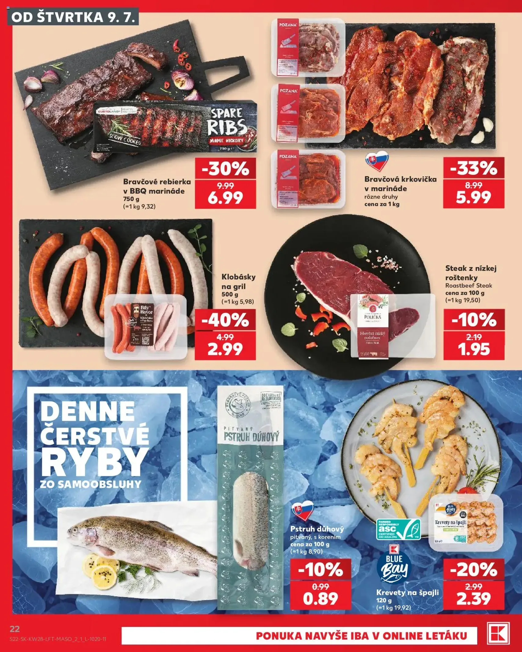 Kaufland leták - platný leták od 09.07.2026 strana 22 z 82
