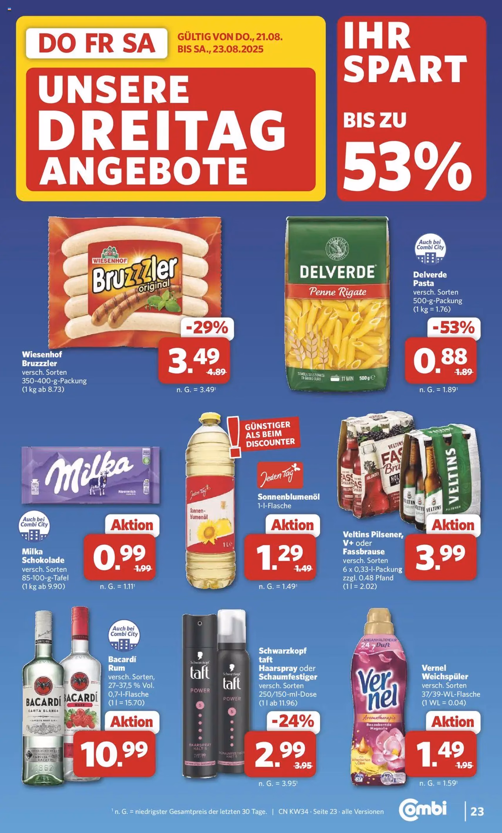 Combi Prospekt - Gültiger Prospekt ab 18.08.2025, Seite 31 von insgesamt 36 Combi Prospekt - Gültiger Prospekt ab 18.08.2025, Seite 31 von insgesamt 36