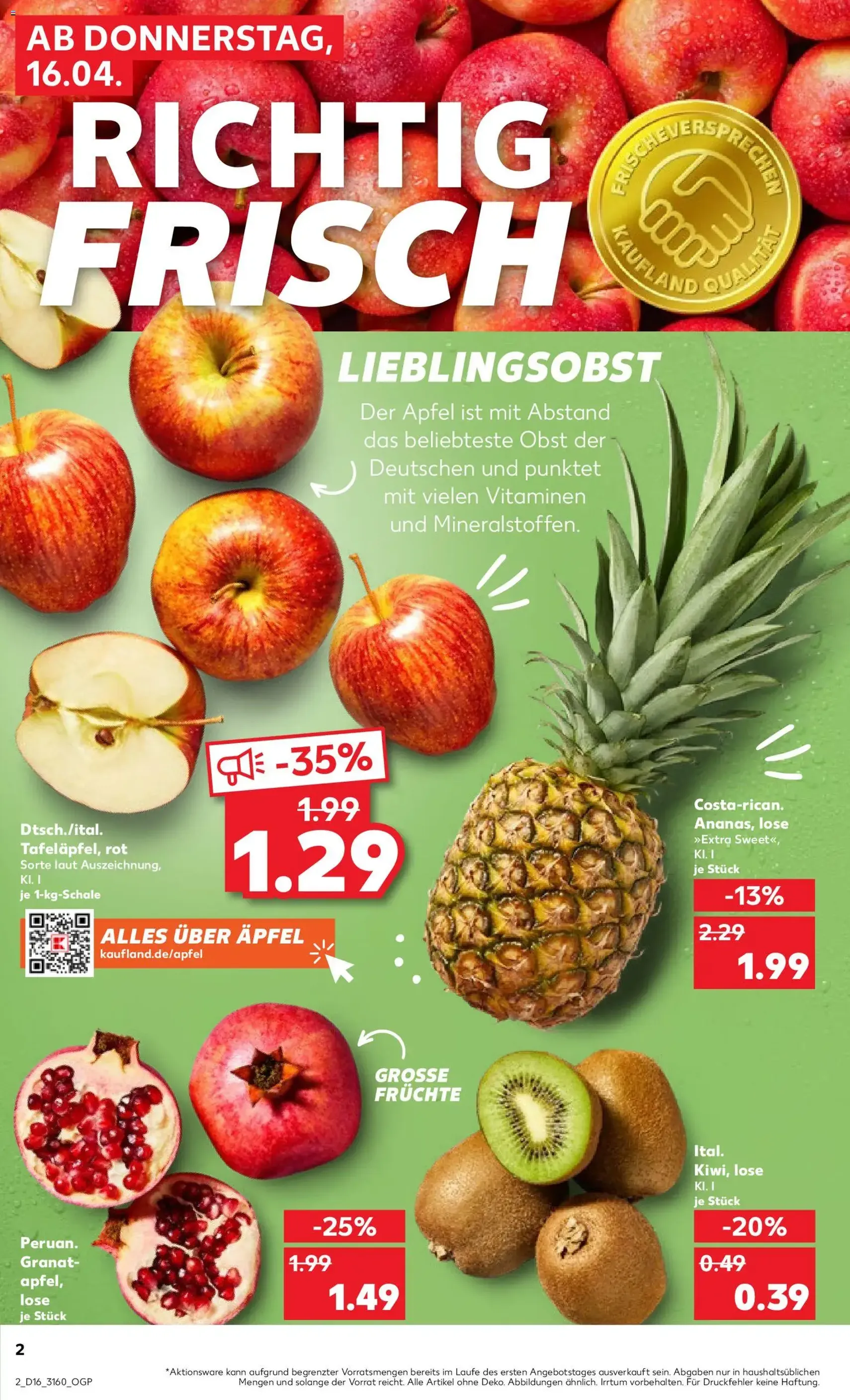 Kaufland Prospekt - Gültiger Prospekt ab 16.04.2026, Seite 2 von insgesamt 58