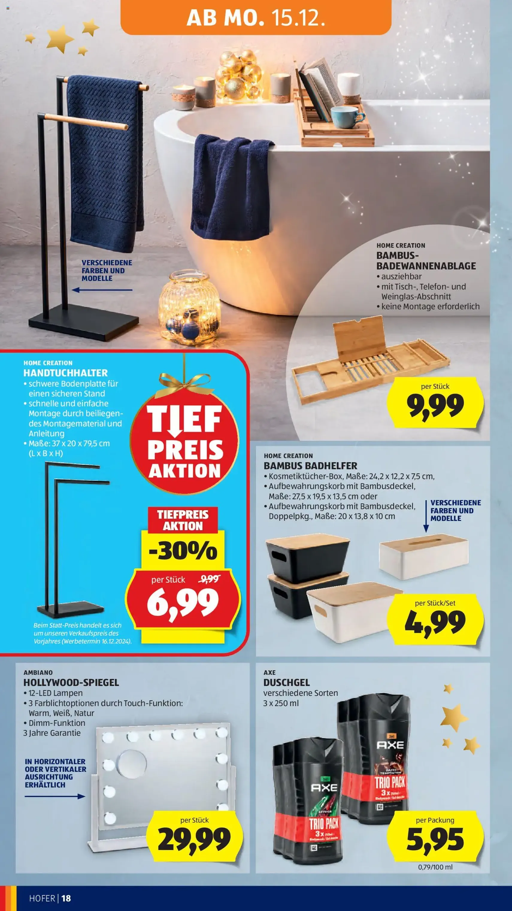 Hofer Flugblatt - Gültiger Prospekt ab 12.12.2025, Seite 30 von insgesamt 53