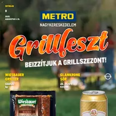 Metro - Élelmiszer és Szezonális Ajánlataink Kiskereskedőknek 2025/08 - szórólap előnézete érvényes 2025.08.01. -tól