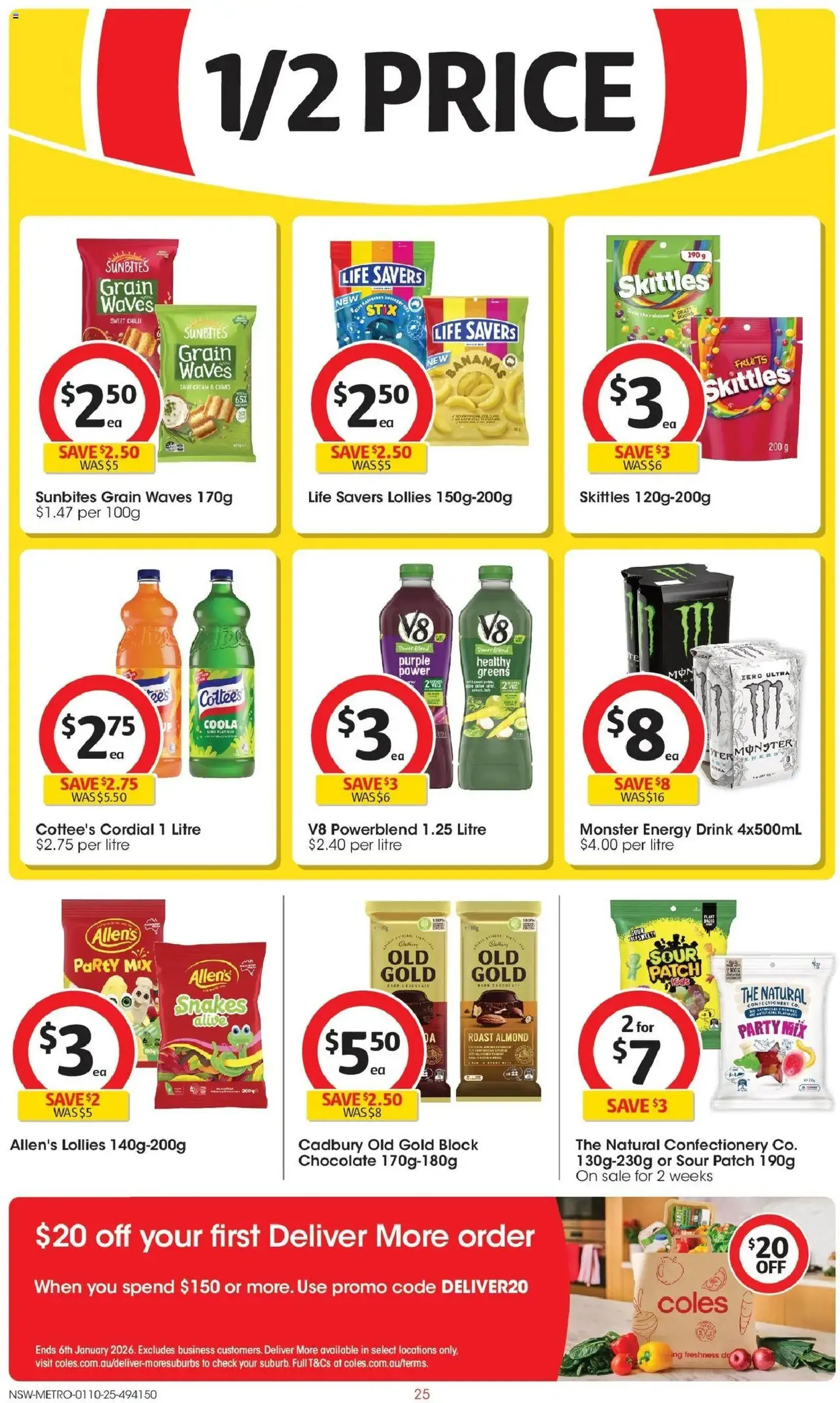 Coles Catalogue NSW - valid flyer from 01/10/2025, page 25 of 51 Coles Catalogue NSW - valid flyer from 01/10/2025, page 25 of 51