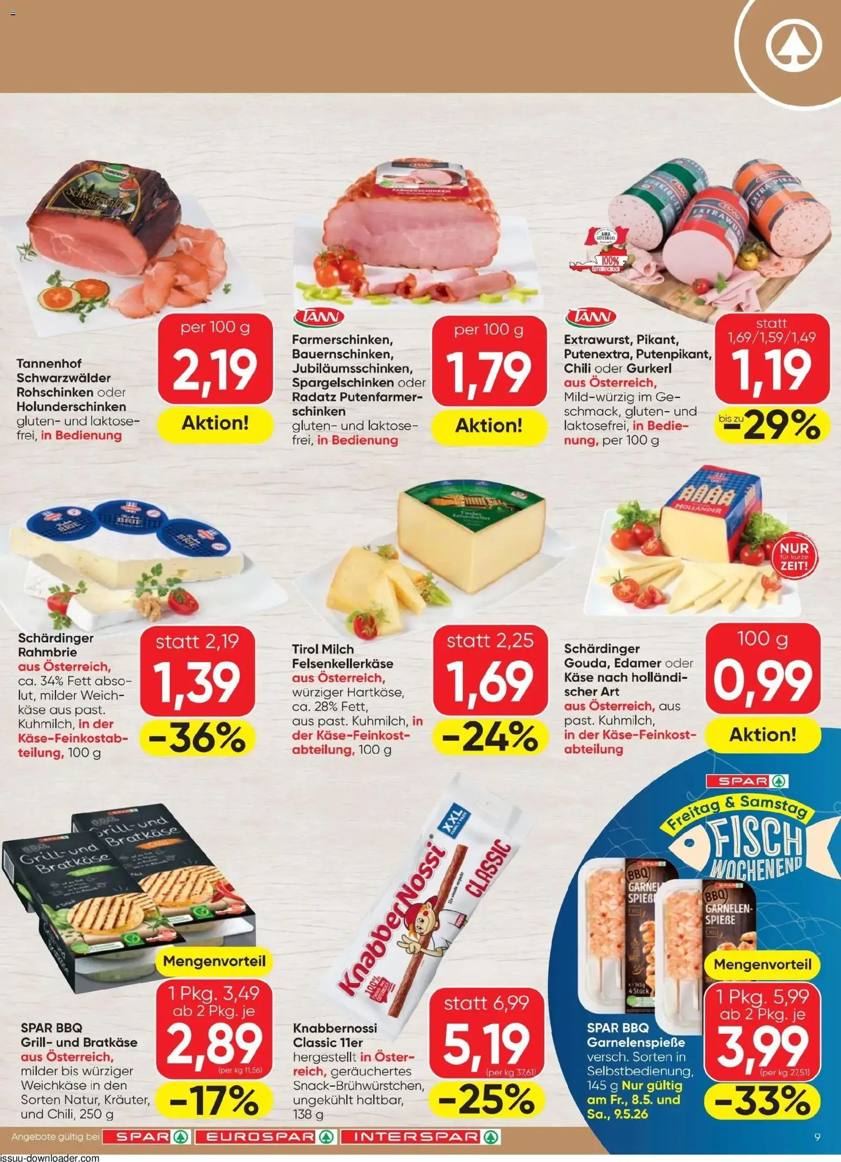 Spar - Flugblatt - Gültiger Prospekt ab 07.05.2026, Seite 9 von insgesamt 20