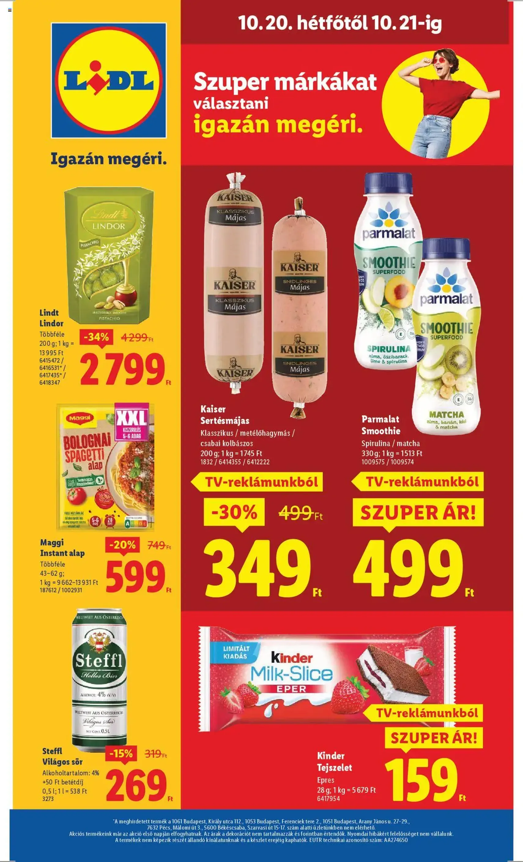 Lidl Akciós újság - 2025.10.16. érvényes szórólap 68 oldal 68 oldalból Lidl Akciós újság - 2025.10.16. érvényes szórólap 68 oldal 68 oldalból