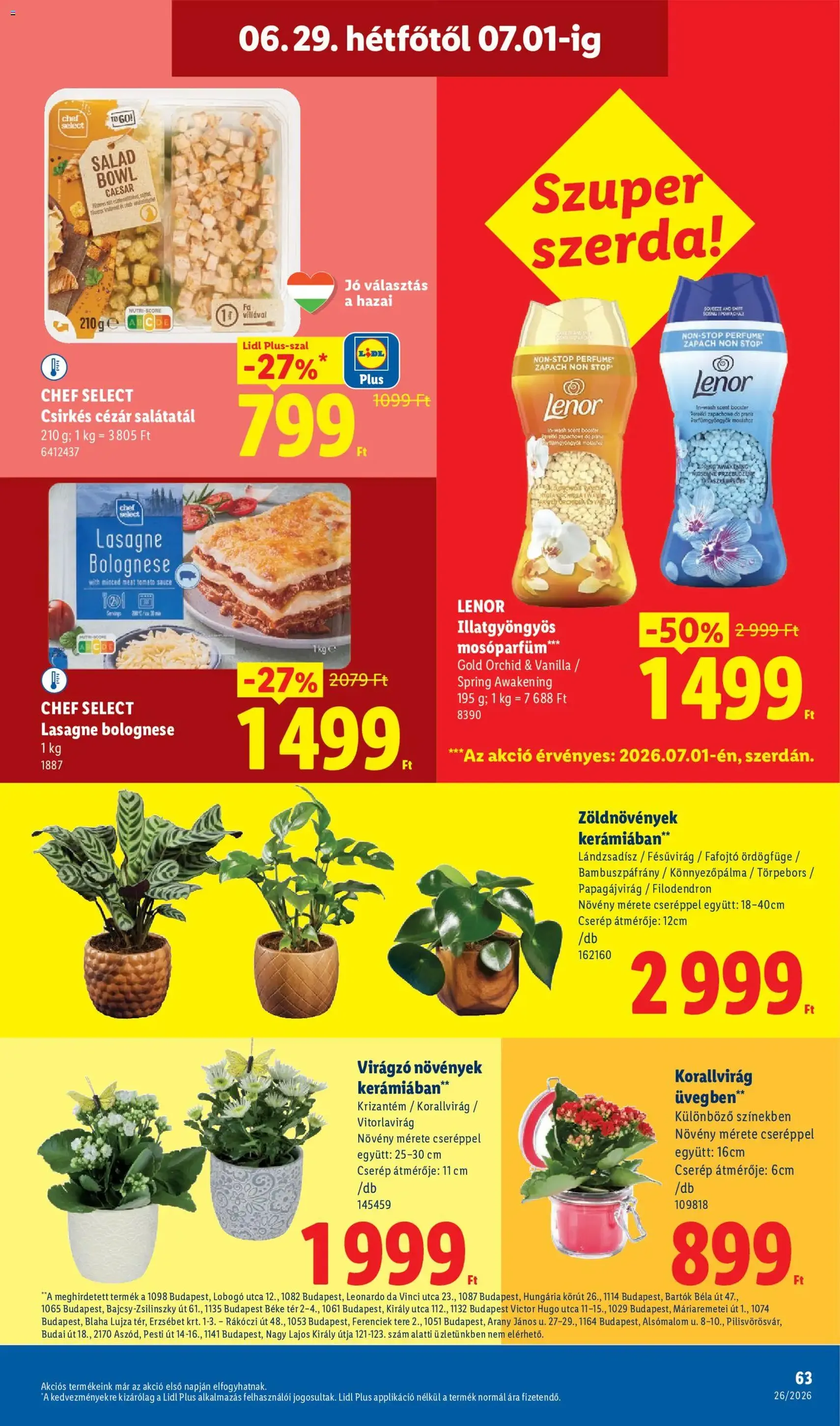 Lidl akciós újság - 2026.06.25. érvényes szórólap 63 oldal 74 oldalból