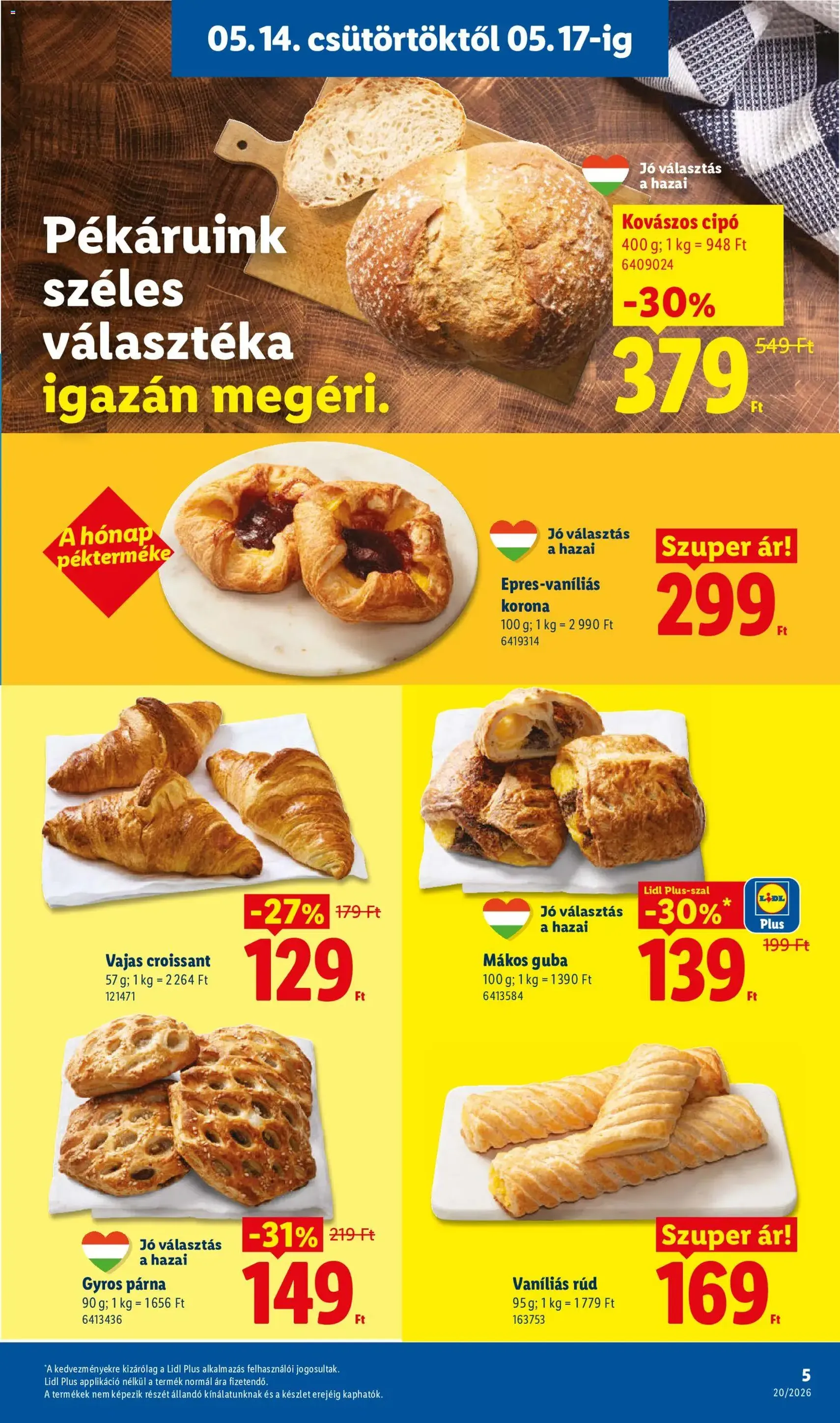 Lidl akciós újság - 2026.05.14. érvényes szórólap 5 oldal 68 oldalból