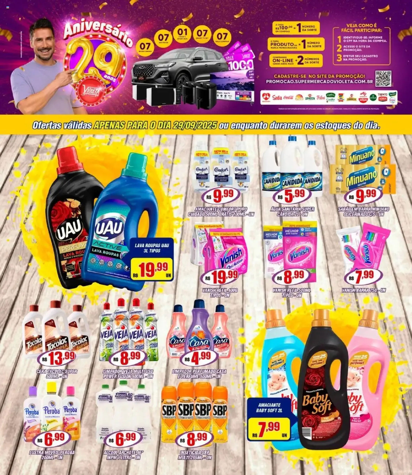 Violeta Supermercados - Ofertas da semana - folheto válido a partir de 29/09/2025 página 1 de 2