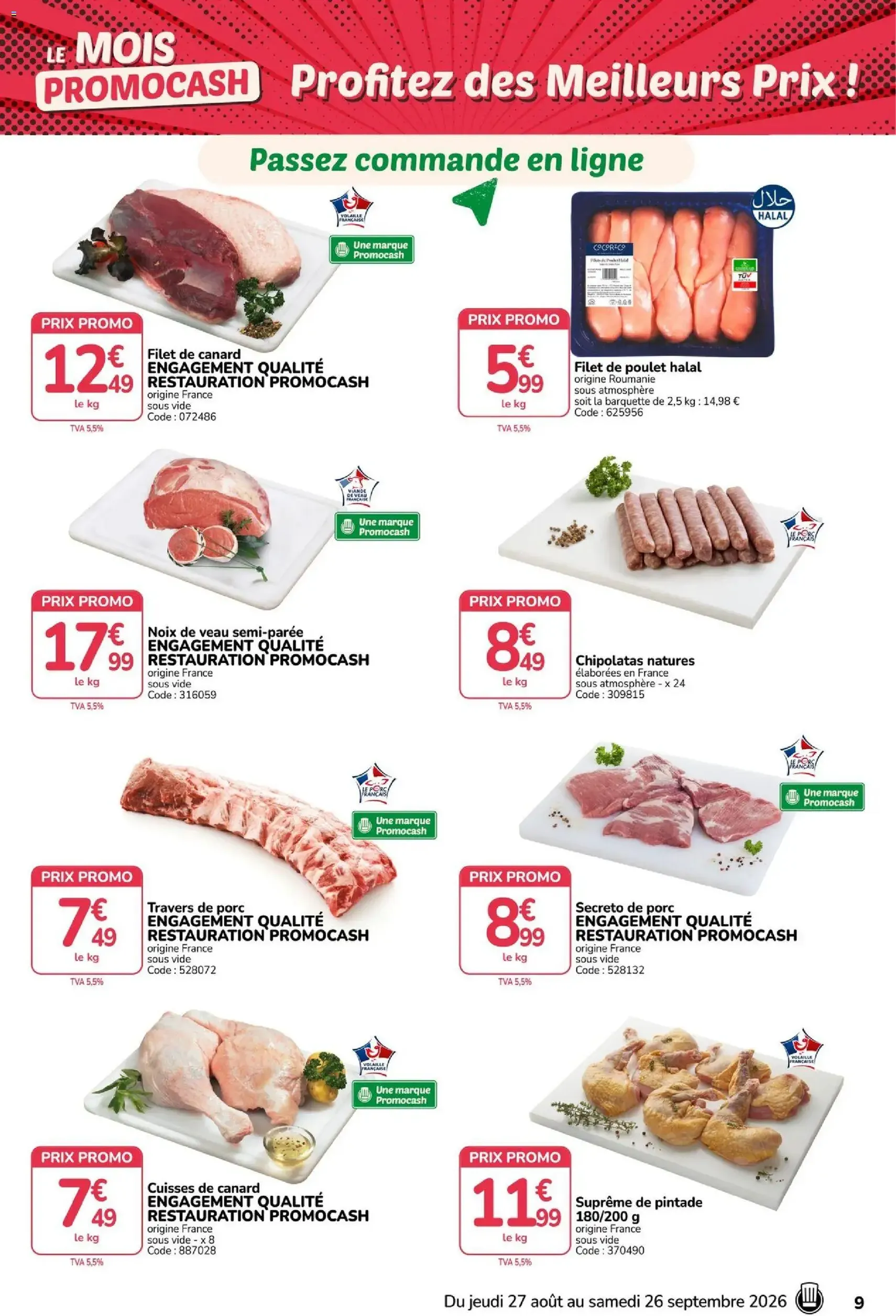 Promocash catalogue - brochure valable à partir du 27/08/2026, page 9 sur 44
