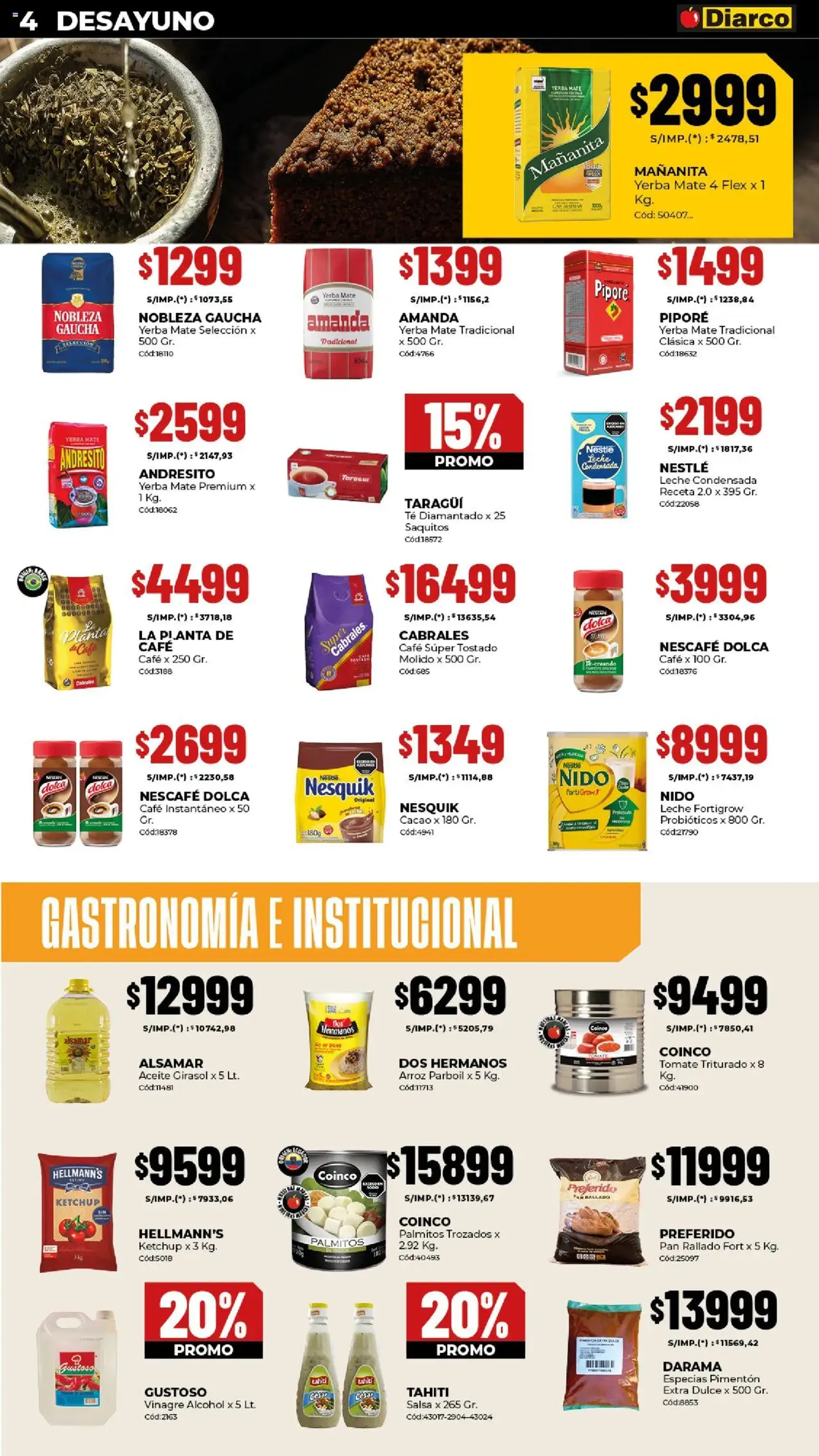 Diarco ofertas - folleto válido desde 06/10/2025 página 4 de 22 Diarco ofertas - folleto válido desde 06/10/2025 página 4 de 22