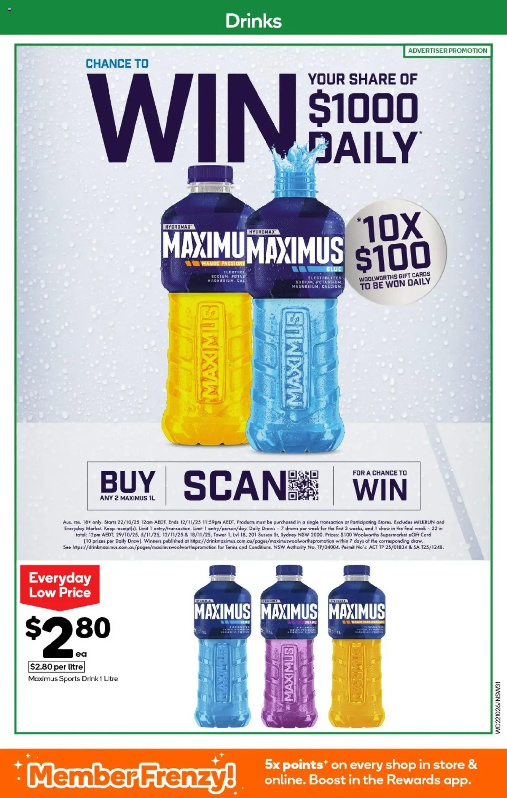 Weekly catalogue Woolworths NSW 20/10 - valid flyer from 22/10/2025, page 31 of 56 Weekly catalogue Woolworths NSW 20/10 - valid flyer from 22/10/2025, page 31 of 56