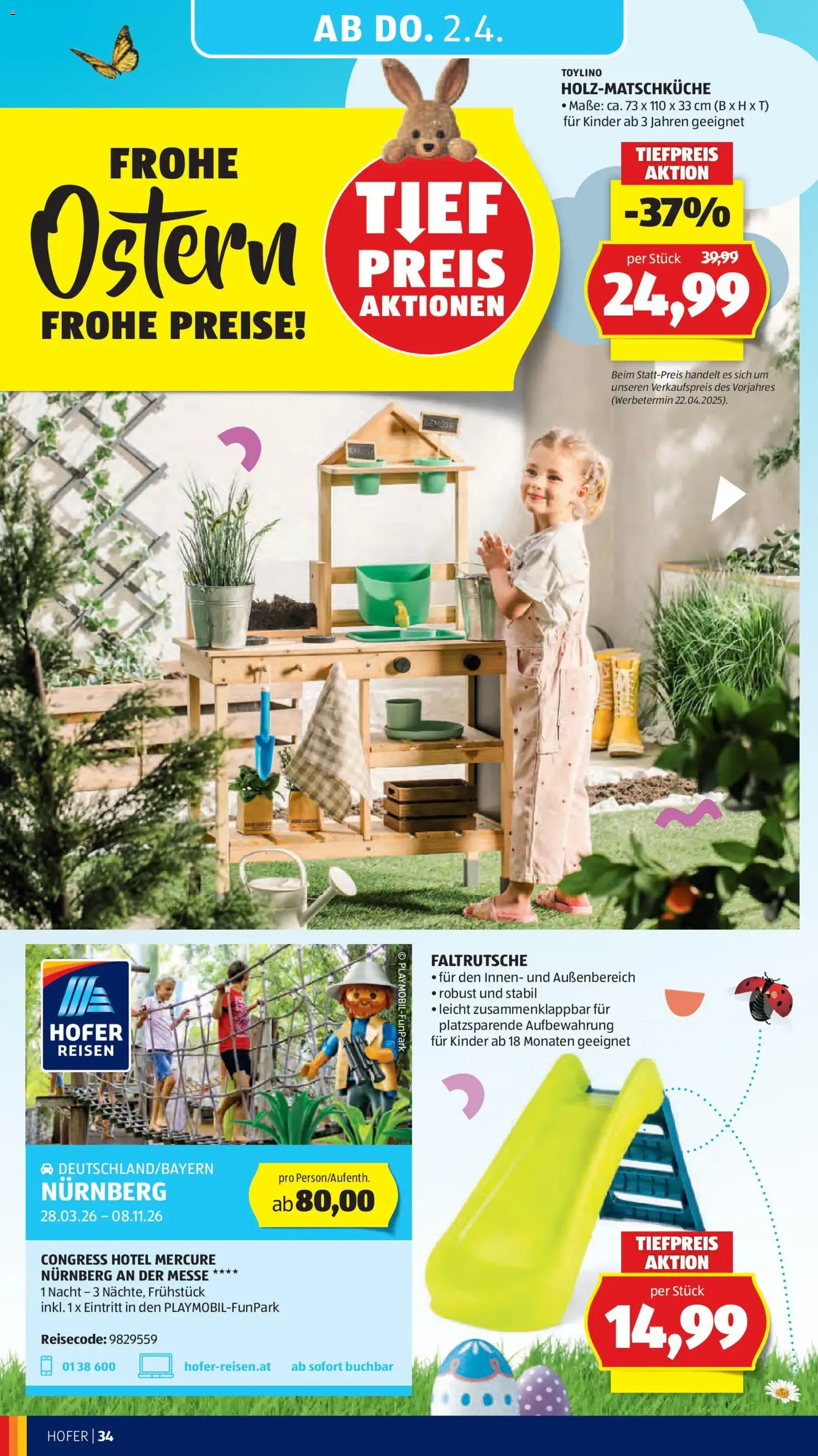 Hofer Flugblatt - Gültiger Prospekt ab 27.03.2026, Seite 40 von insgesamt 46