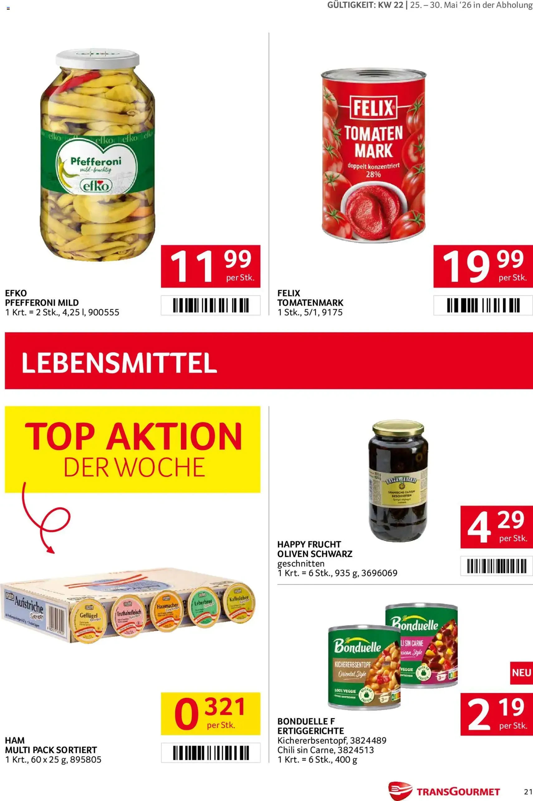 Transgourmet Flugblatt - Gültiger Prospekt ab 25.05.2026, Seite 20 von insgesamt 35